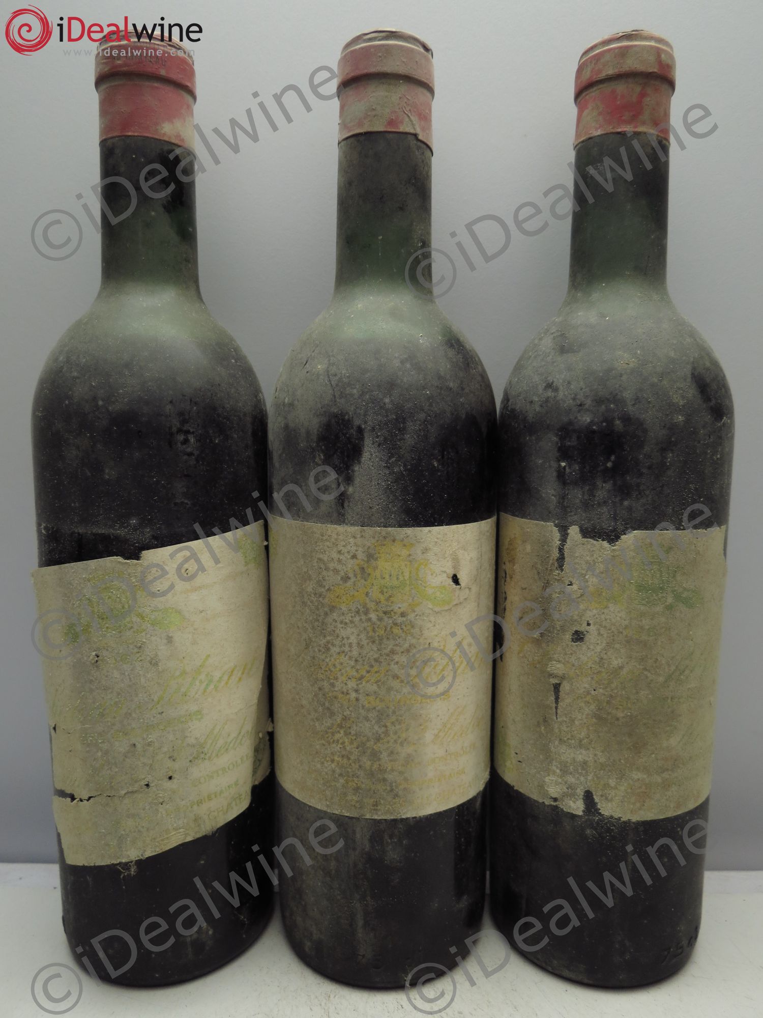 Château Pibran (sans prix de reserve/no reserve) 1962 - Posten von 3 Flaschen - 0