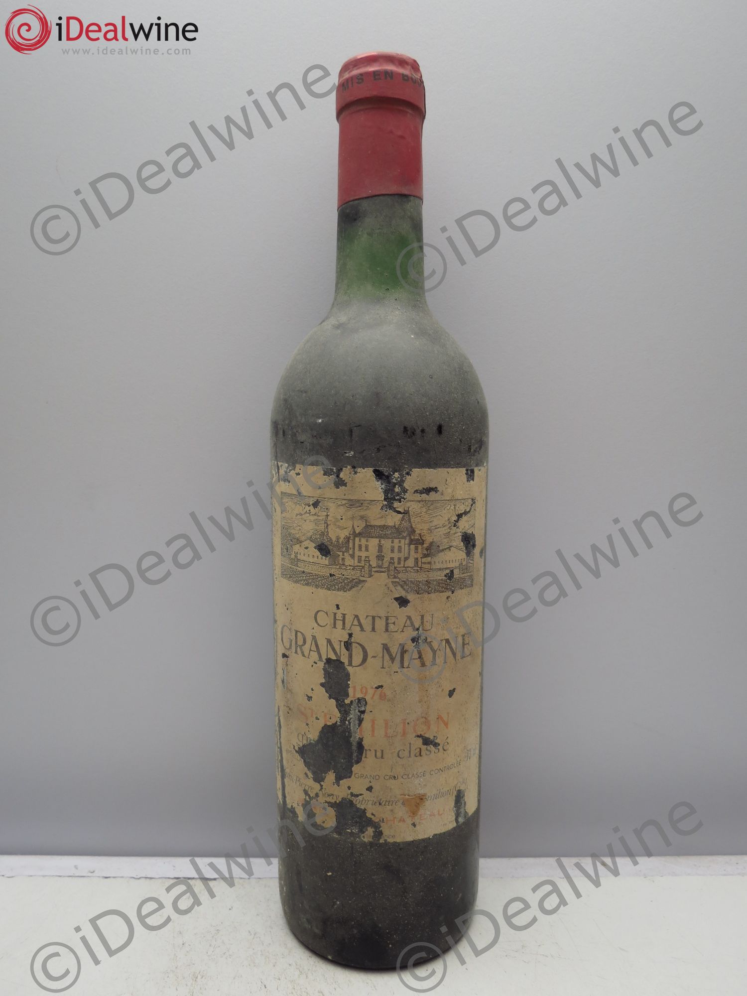 Château Grand Mayne Grand Cru Classé 1976 - Lot de 6 bouteilles - 0
