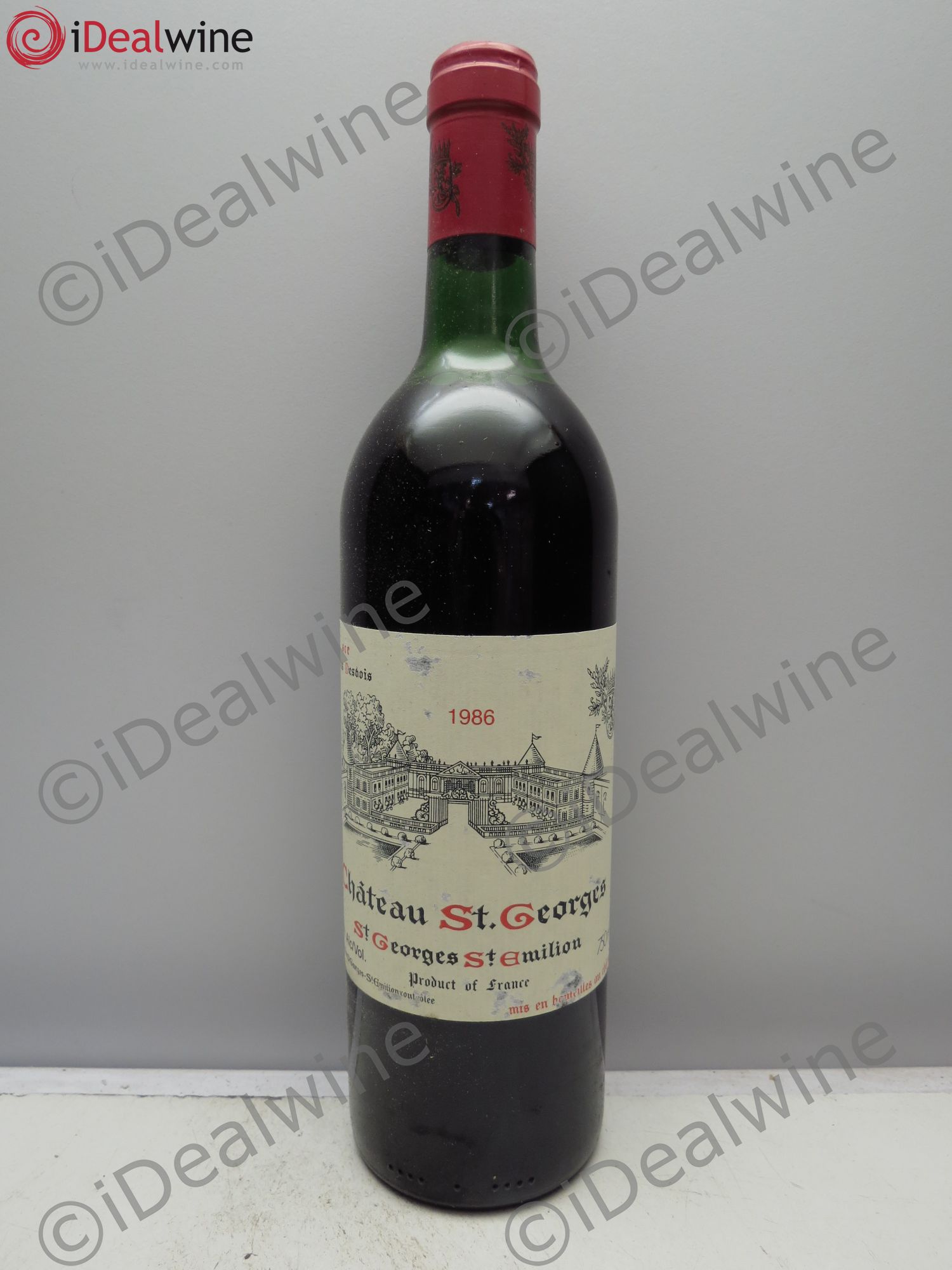 Château Saint-Georges (CB sans couvercle)(sans prix de reserve/no reserve) 1986 - Posten von 12 Flaschen - 0
