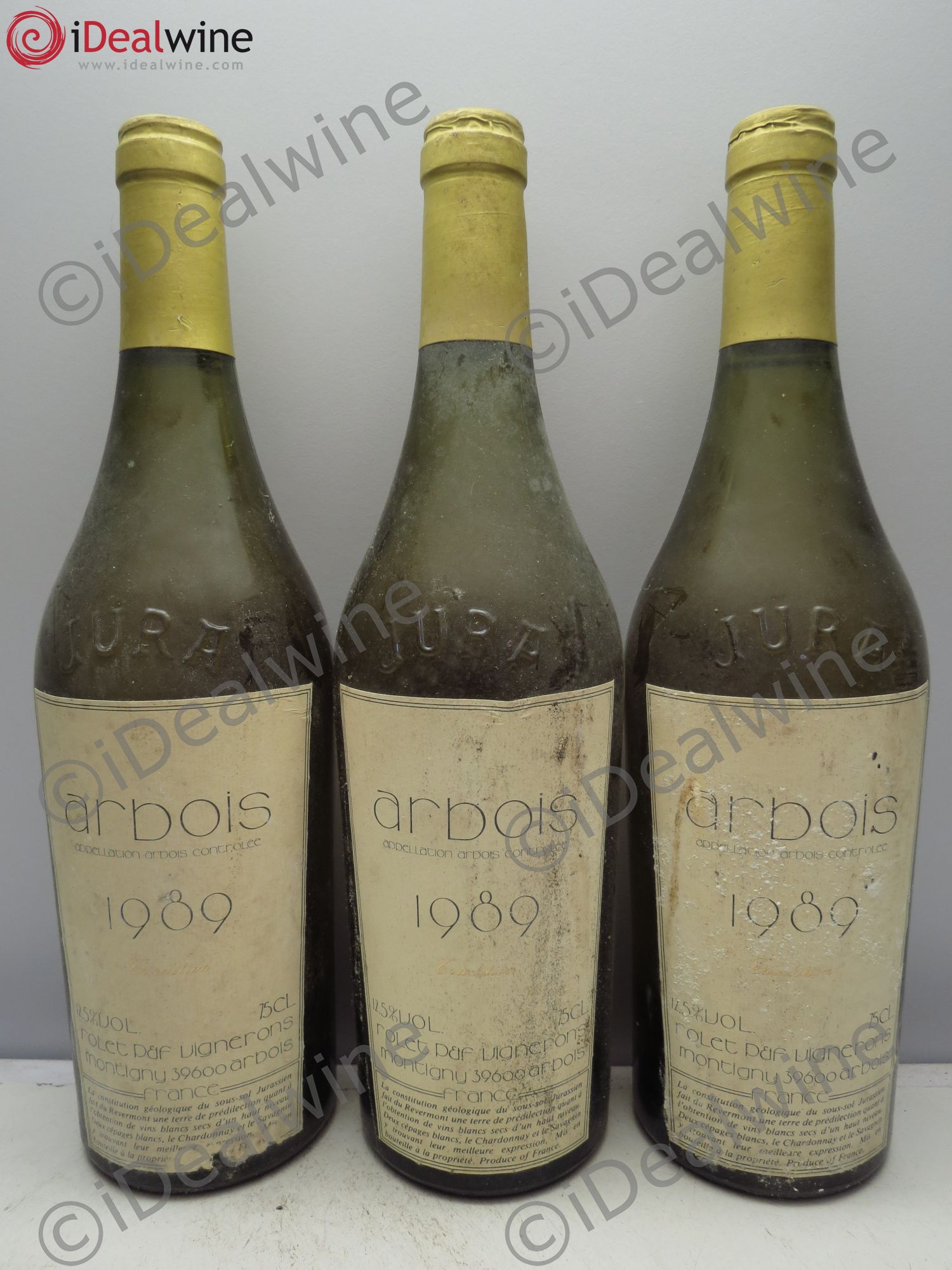 Arbois Tradition Rolet 1989 - Posten von 3 Flaschen - 0