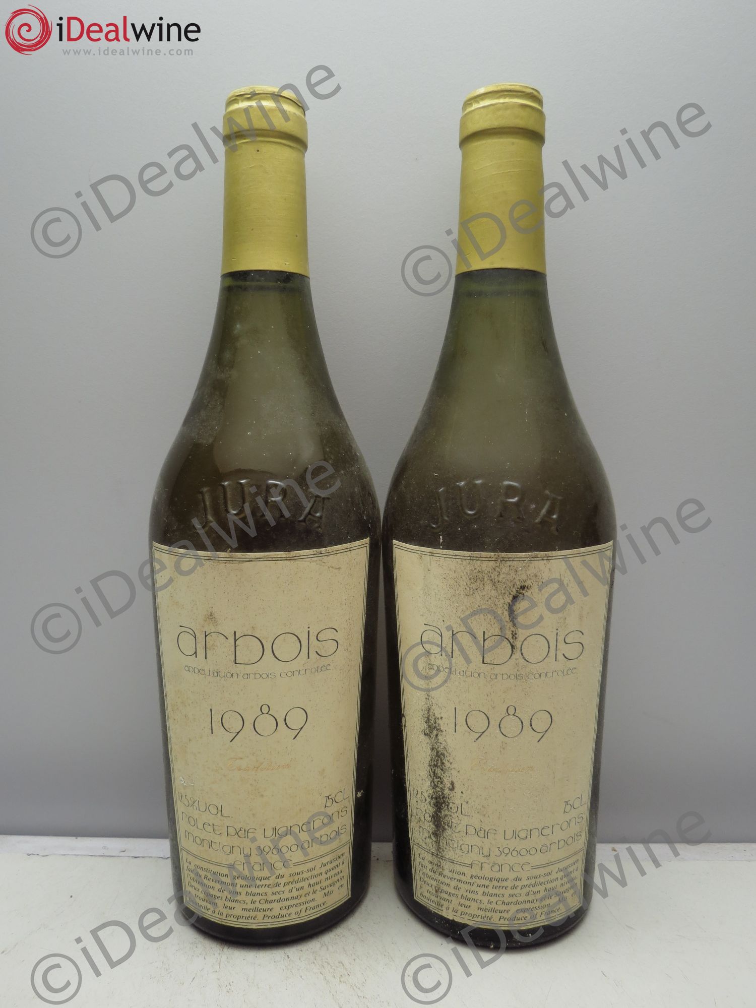 Arbois Tradition Rolet (sans prix de reserve/no reserve) 1989 - Posten von 2 Flaschen - 0