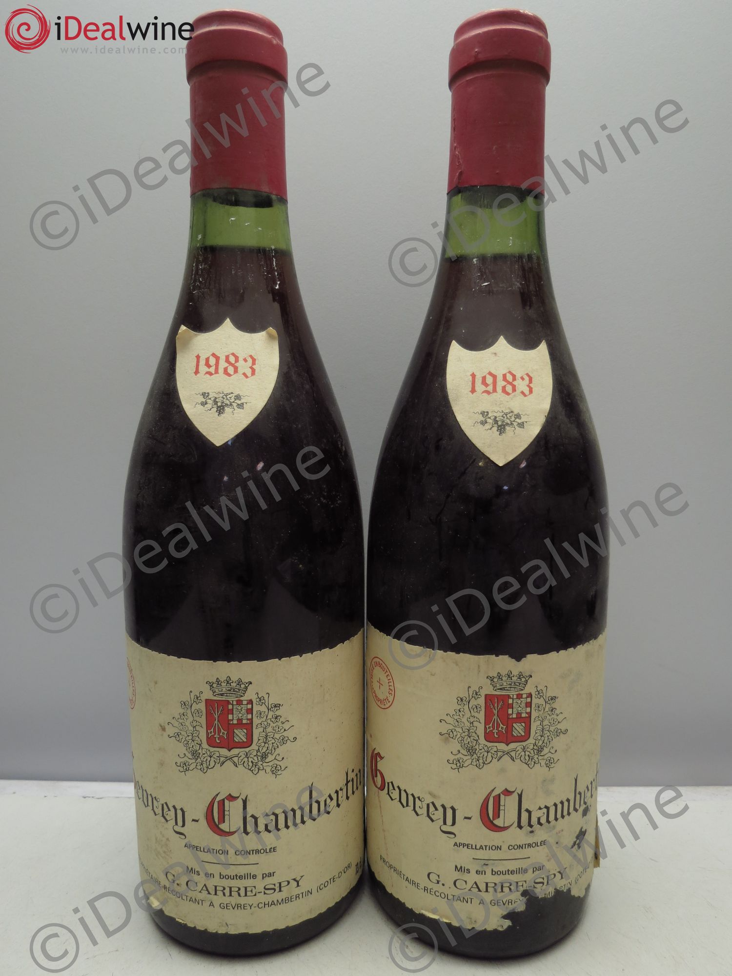Gevrey-Chambertin Carre Spy 1983 - Posten von 2 Flaschen - 0