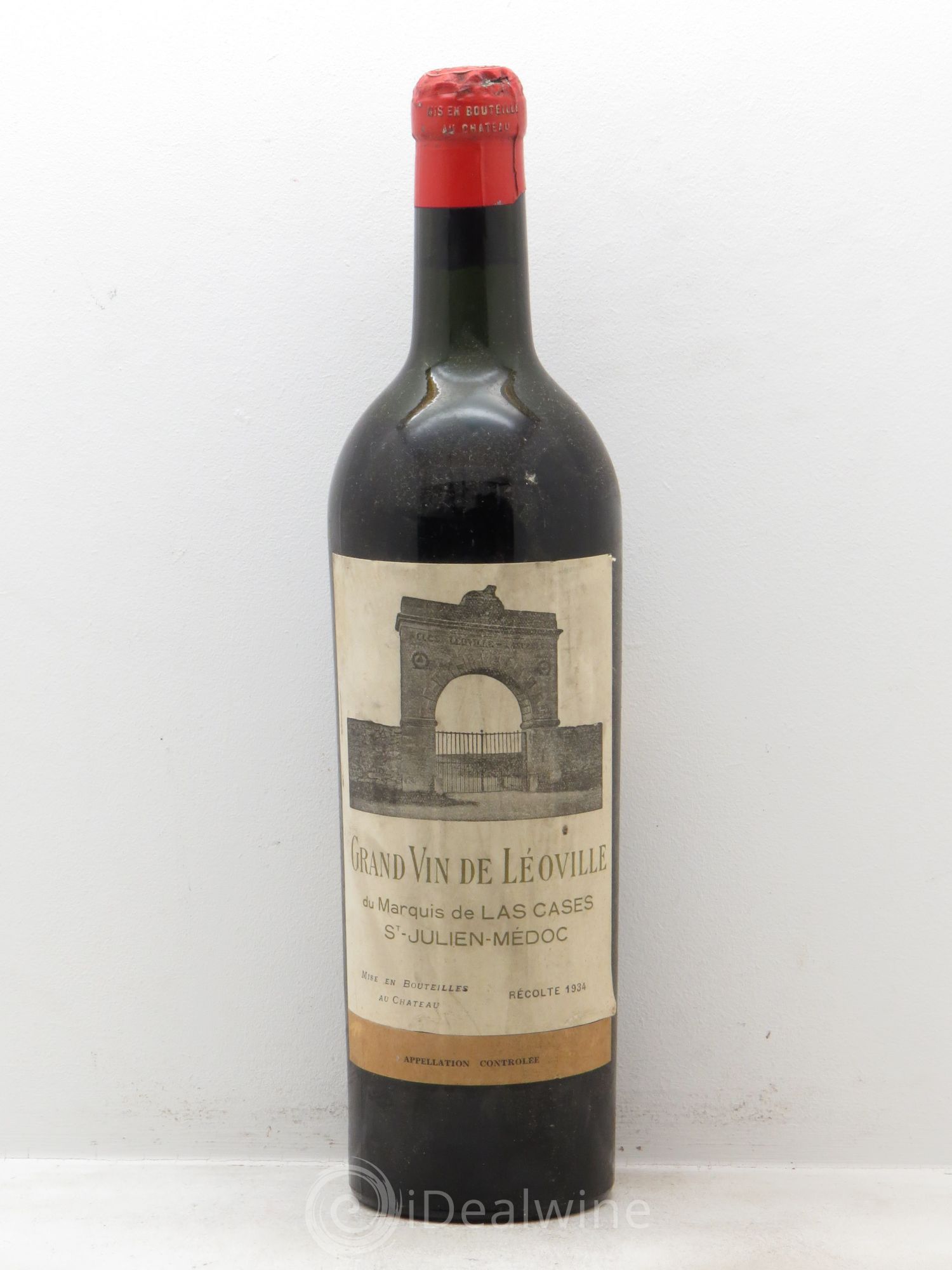 Château Léoville Las Cases 2ème Grand Cru Classé 1934 - Lot de 1 bouteille - 0