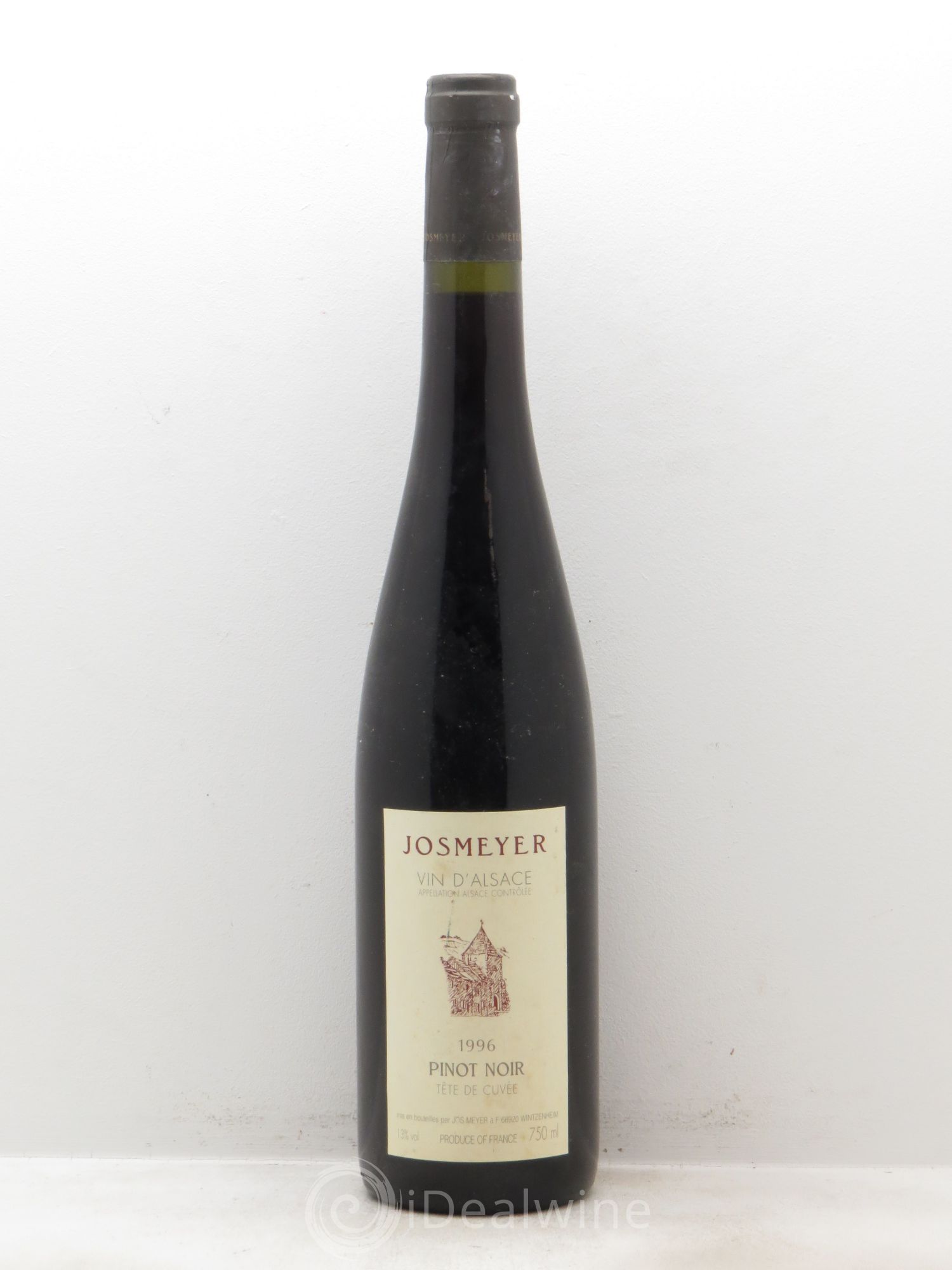 Pinot Noir "Tête de Cuvée" Josmeyer (sans prix de réserve - no reserve) 1996 - Posten von 6 Flaschen - 0