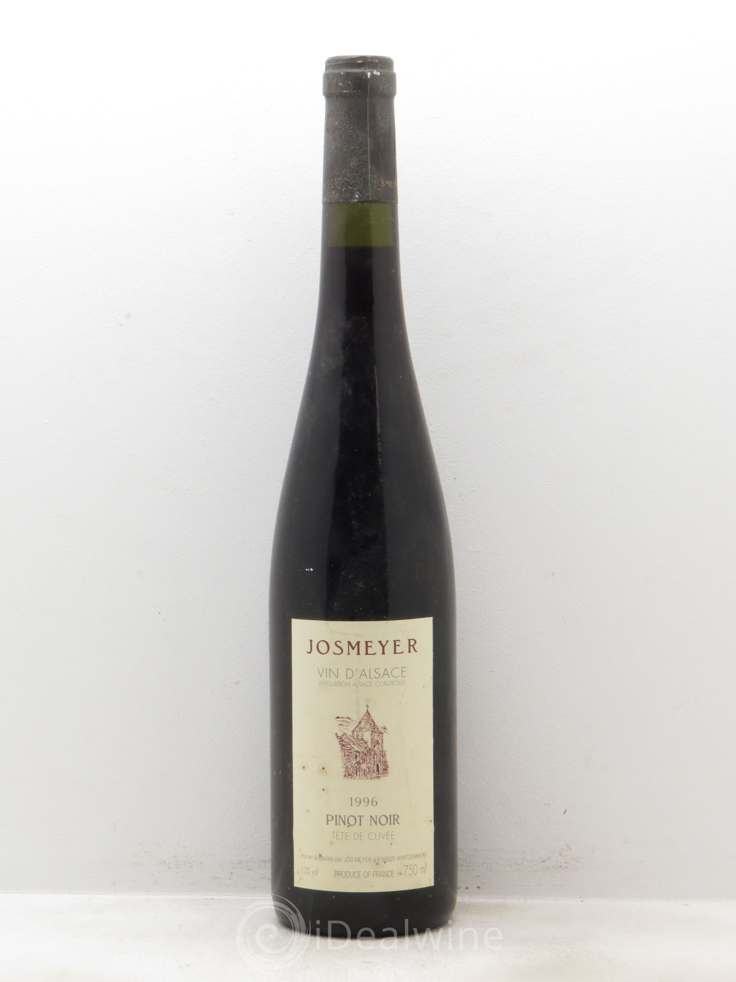 Pinot Noir "Tête de Cuvée" Josmeyer (sans prix de réserve - no reserve) 1996 - Posten von 6 Flaschen - 0