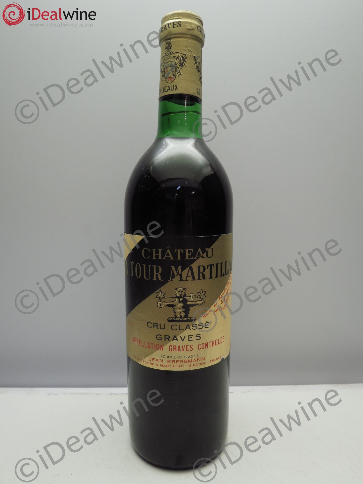 Château Latour-Martillac Cru Classé de Graves 1975 - Lot de 1 bouteille - 0