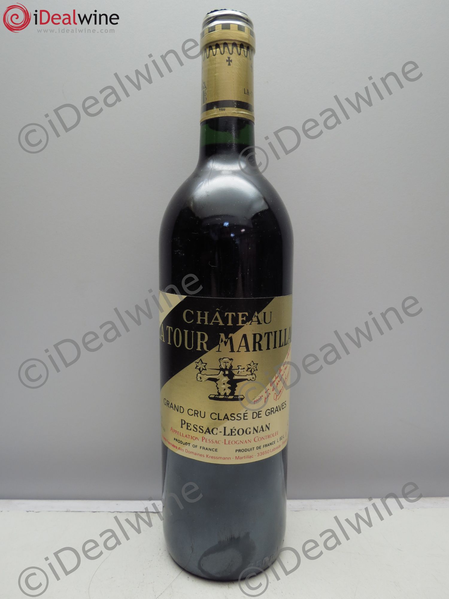 Château Latour-Martillac Cru Classé de Graves 1990 - Lot de 1 bouteille - 0