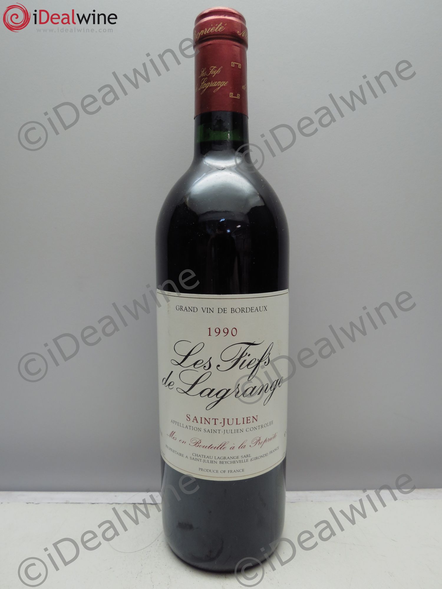 Les Fiefs de Lagrange Second Vin 1990 - Lot de 1 bouteille - 0