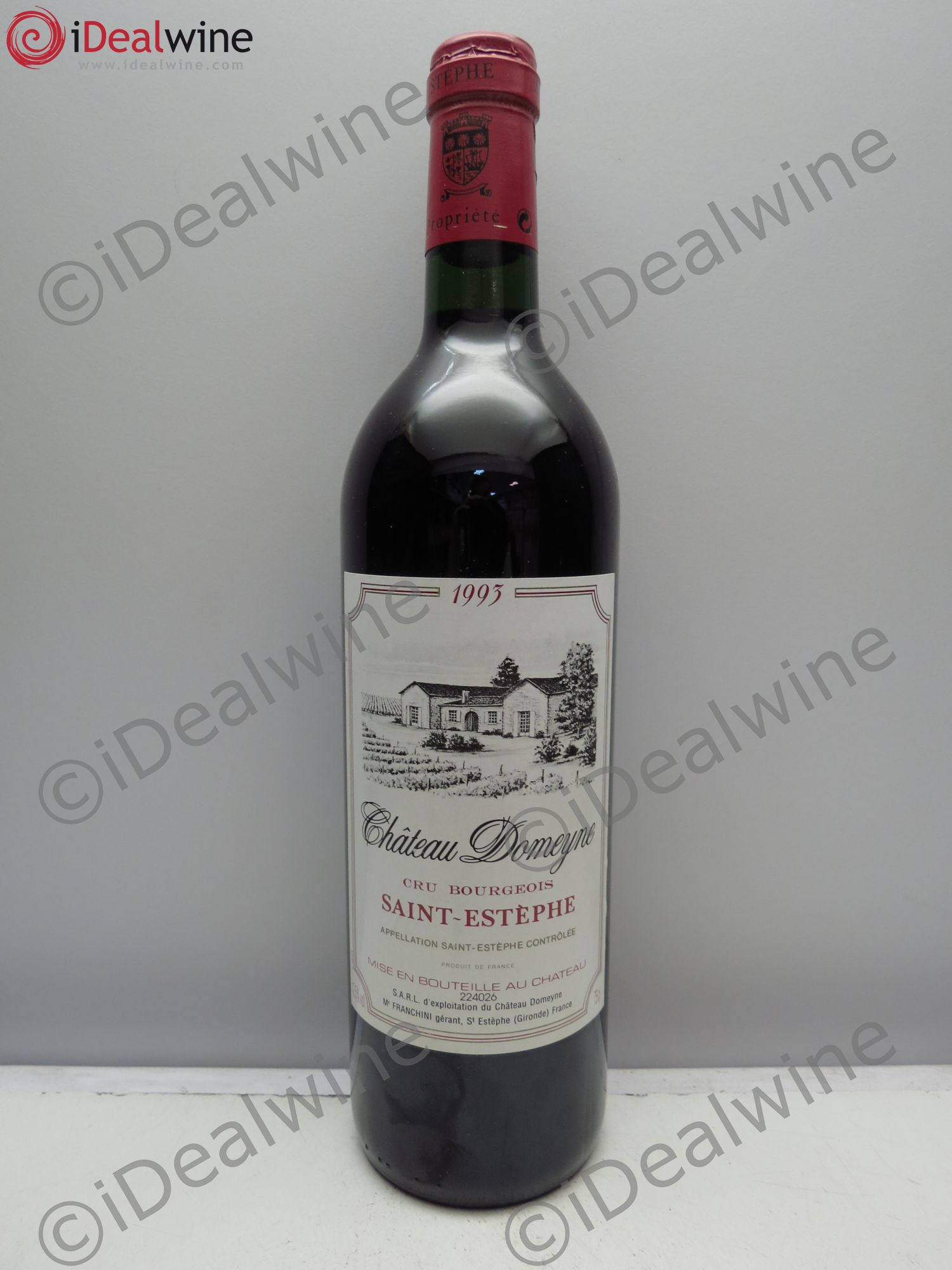 Château Domeyne Cru Bourgeois 1993 - Lot de 1 bouteille - 0