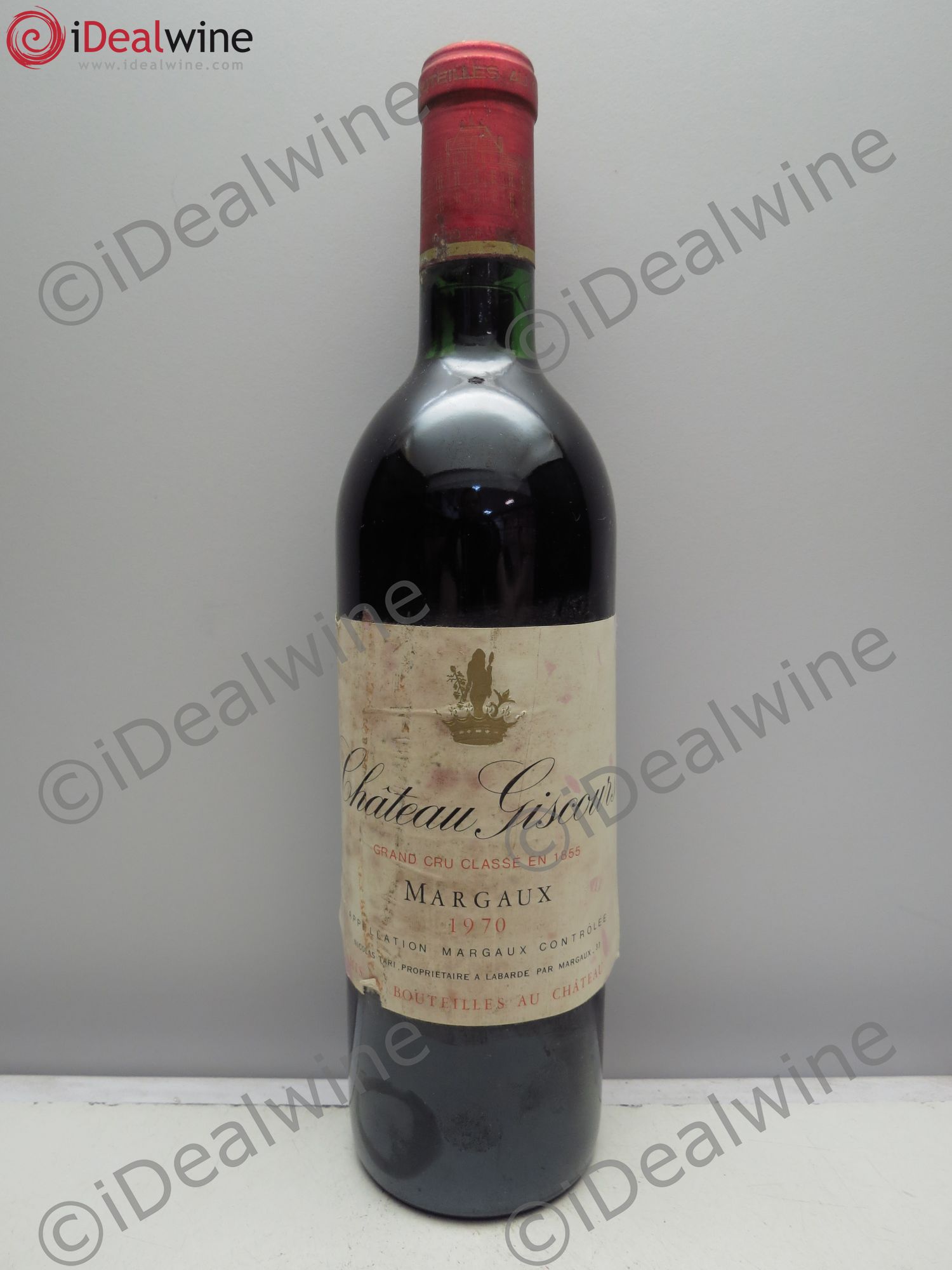 Château Giscours 3ème Grand Cru Classé 1970 - Lot de 1 bouteille - 0