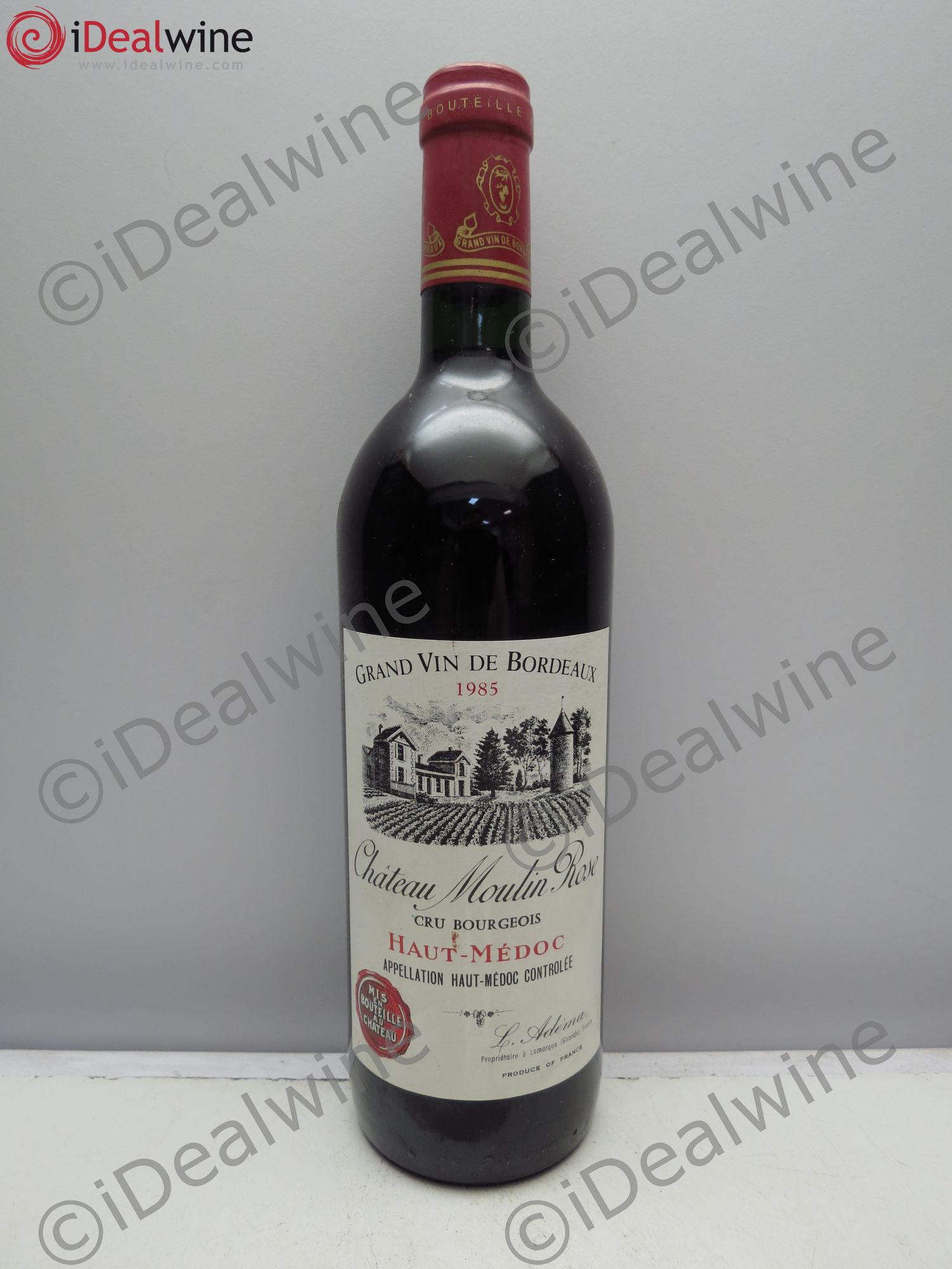 Haut Médoc Château Moulin Rose 1985 - Posten von 1 Flasche - 0