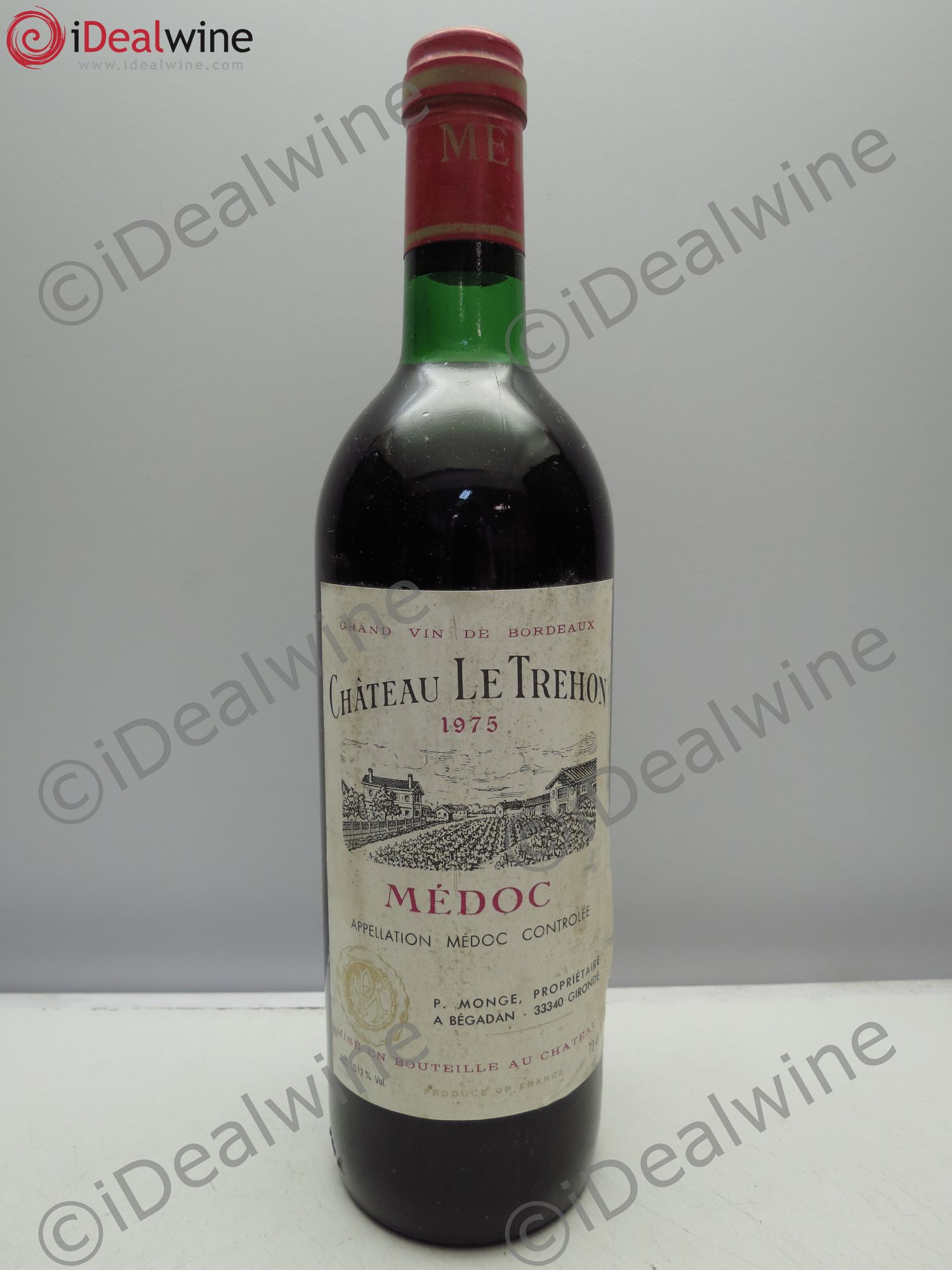 Médoc Château Le Tréhon 1975 - Posten von 1 Flasche - 0