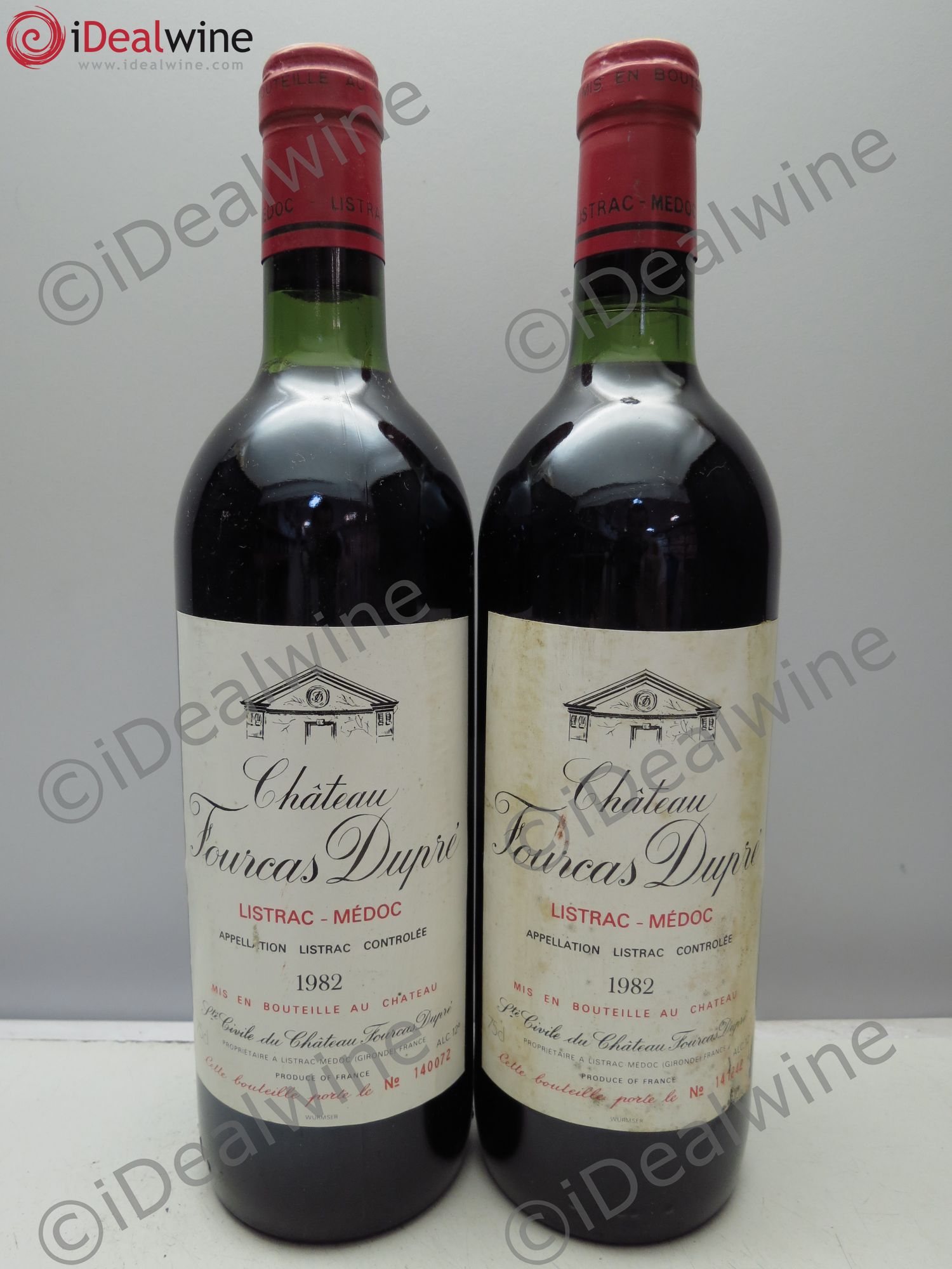 Château Fourcas Dupré 1982 - Lot de 2 bouteilles - 0