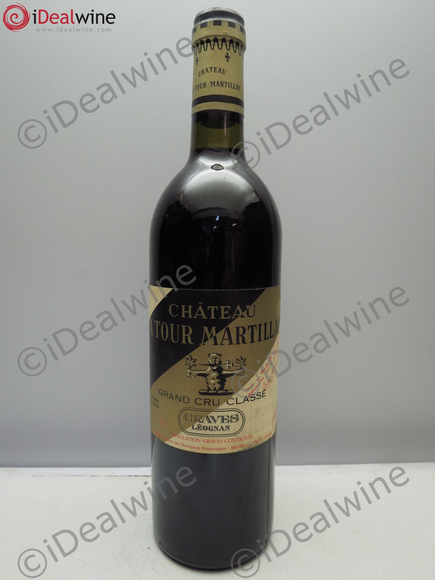 Château Latour-Martillac Cru Classé de Graves 1982 - Lot de 1 bouteille - 0