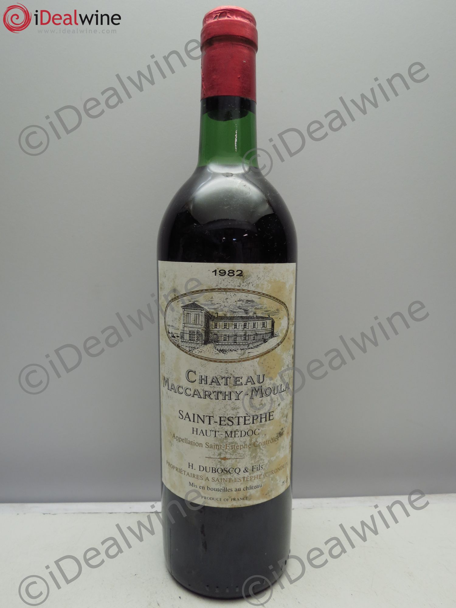 Saint-Estèphe Château Maccarthy-Moula 1982 - Posten von 1 Flasche - 0
