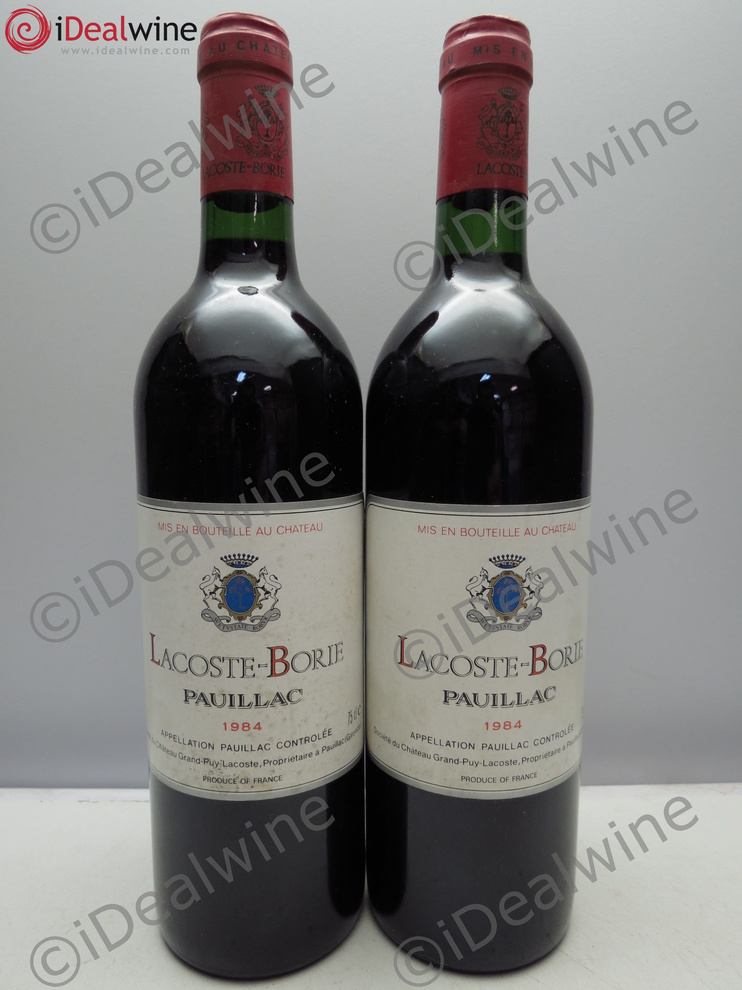 Lacoste Borie 1984 - Lot de 2 bouteilles - 0