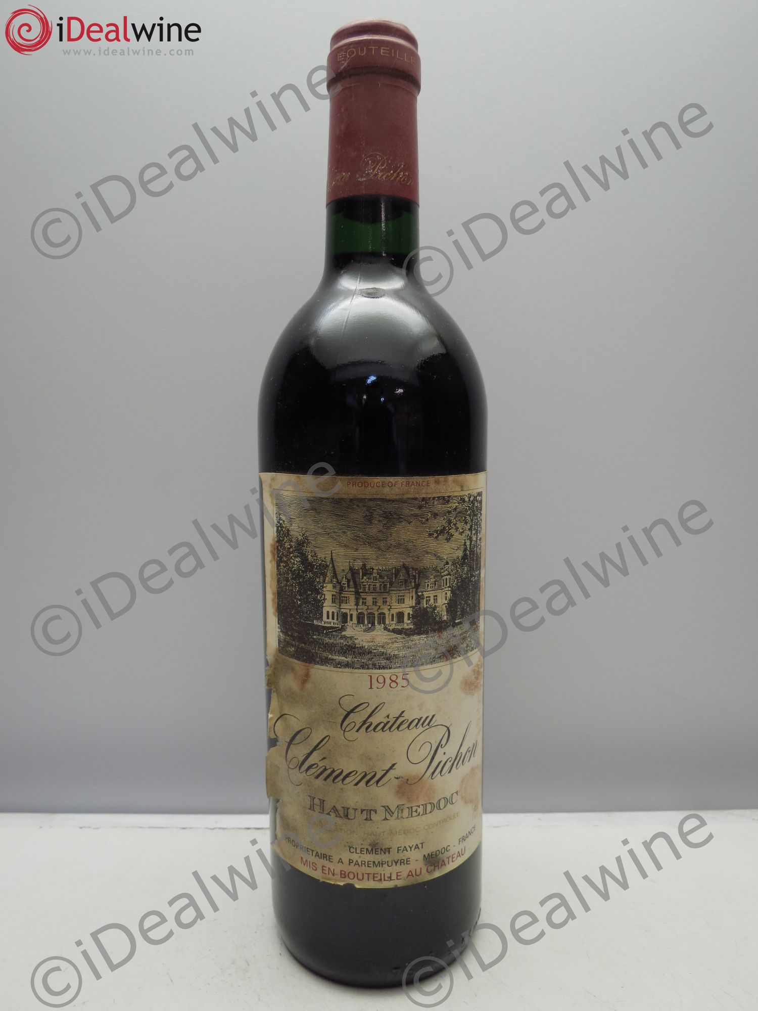 Château Clément-Pichon Cru Bourgeois 1985 - Lot de 1 bouteille - 0