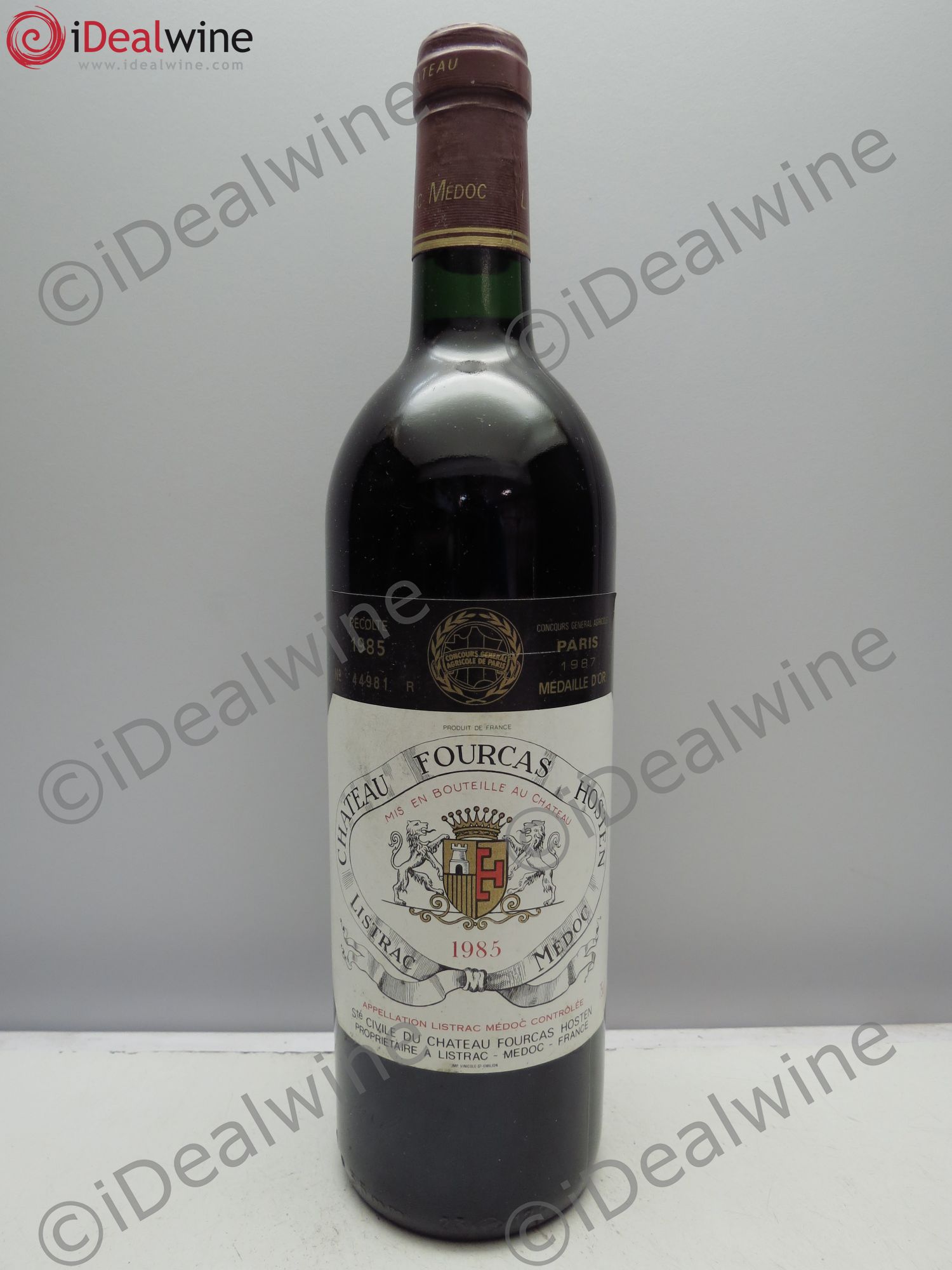 Château Fourcas Hosten Cru Bourgeois 1985 - Lot de 1 bouteille - 0