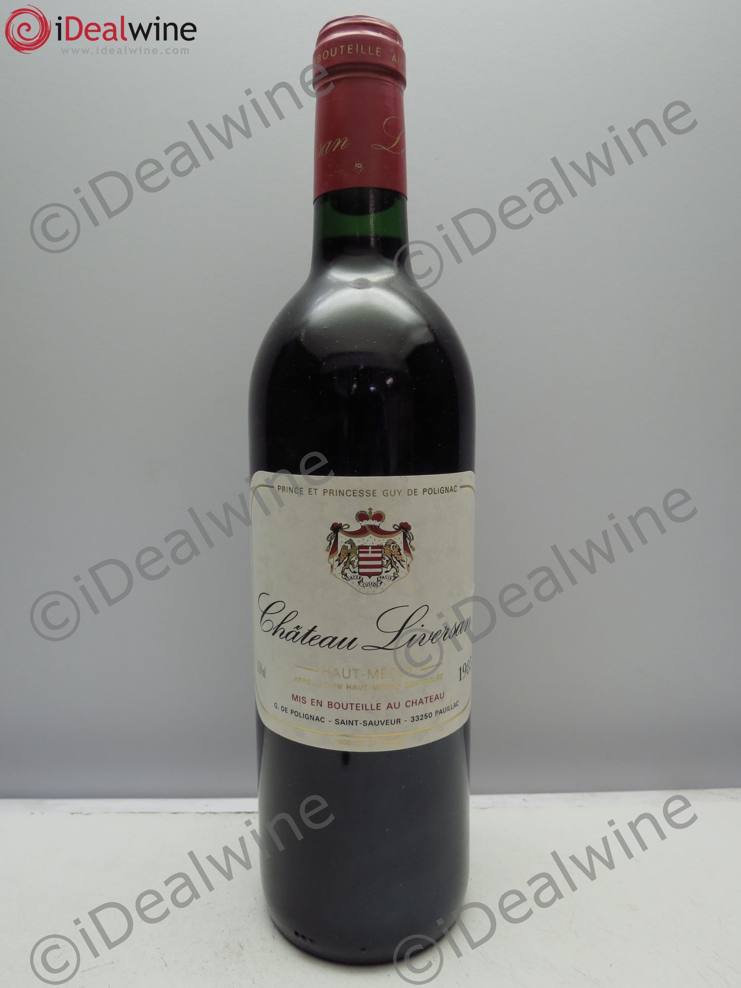 Château Liversan Cru Bourgeois 1985 - Lot de 1 bouteille - 0