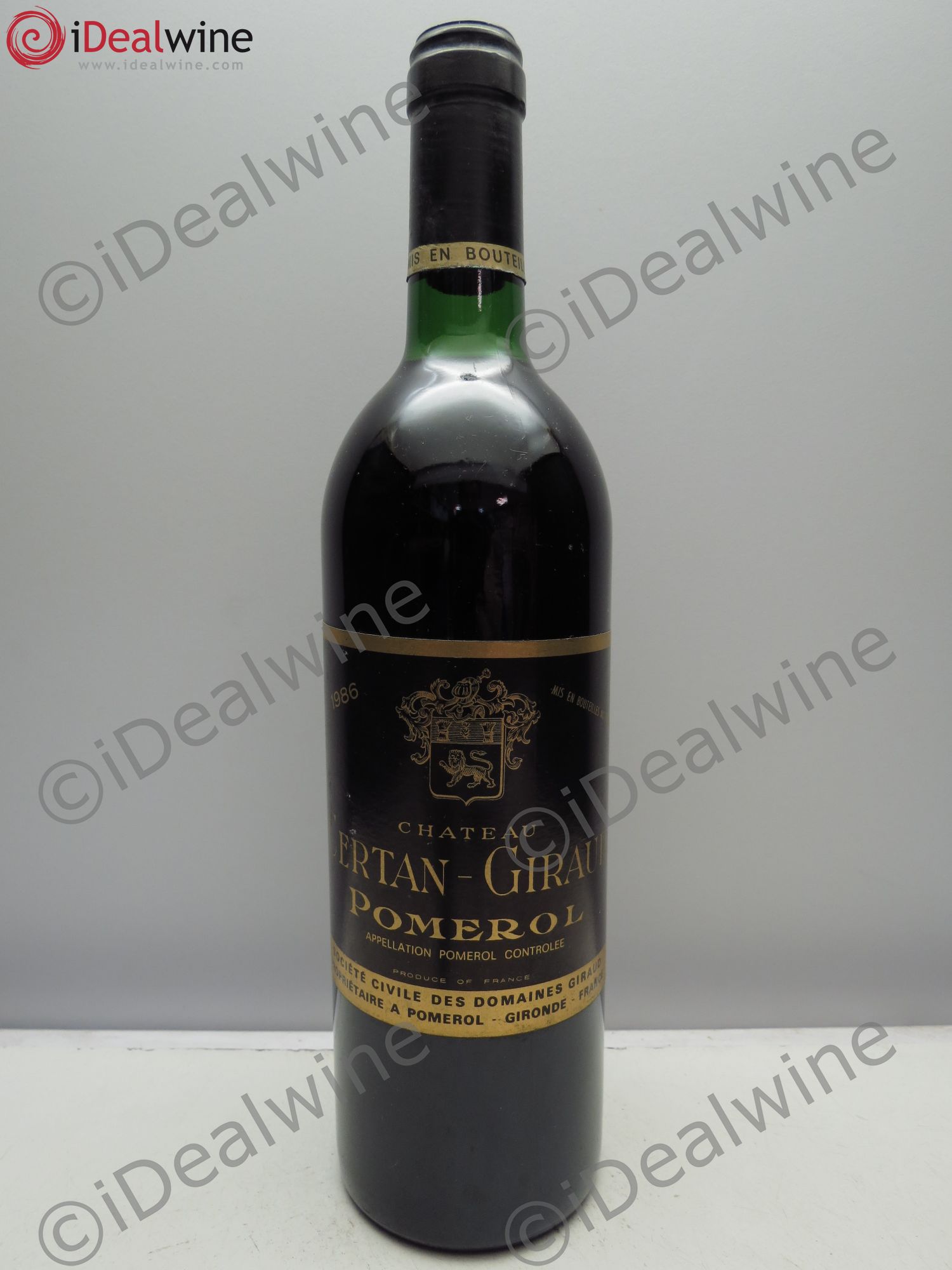 Château Certan Giraud 1986 - Lot de 1 bouteille - 0