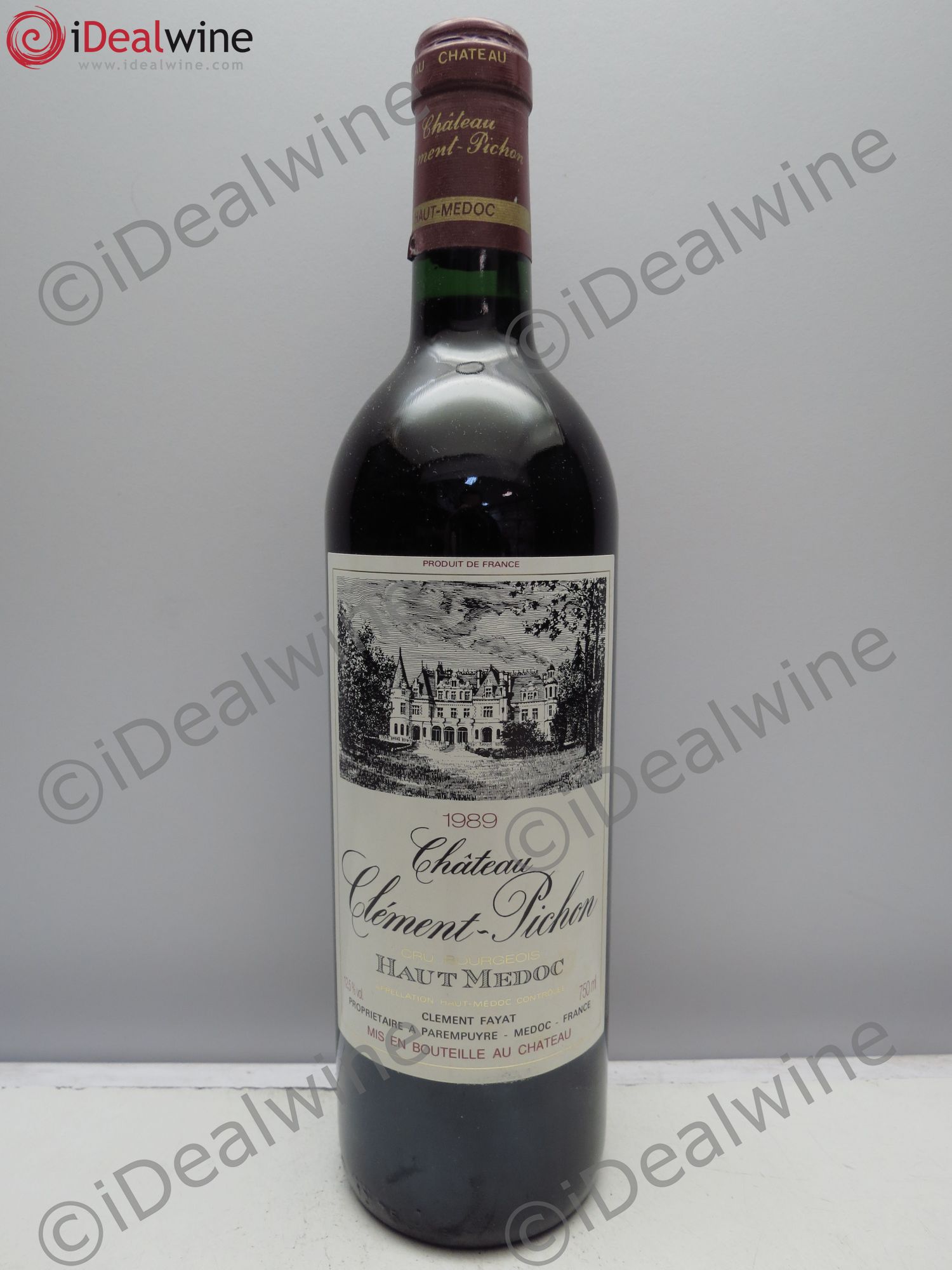 Château Clément-Pichon Cru Bourgeois 1989 - Lot de 6 bouteilles - 0