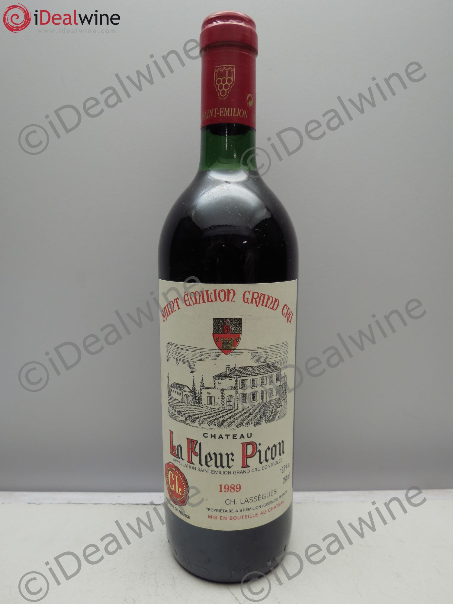 Saint-Émilion Château La Fleur Picon 1989 - Posten von 6 Flaschen - 0