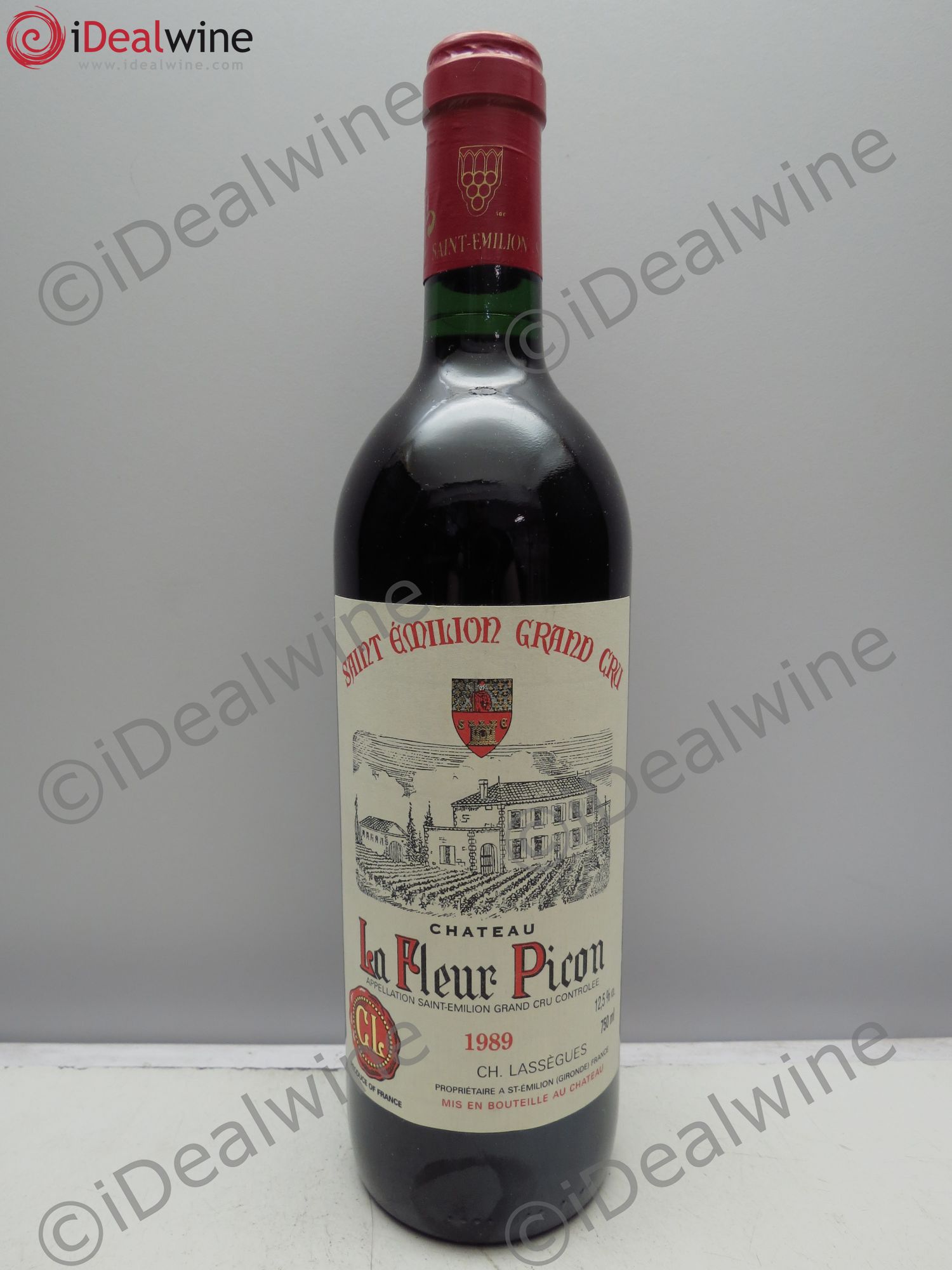 Saint-Émilion Château La Fleur Picon 1989 - Posten von 1 Flasche - 0