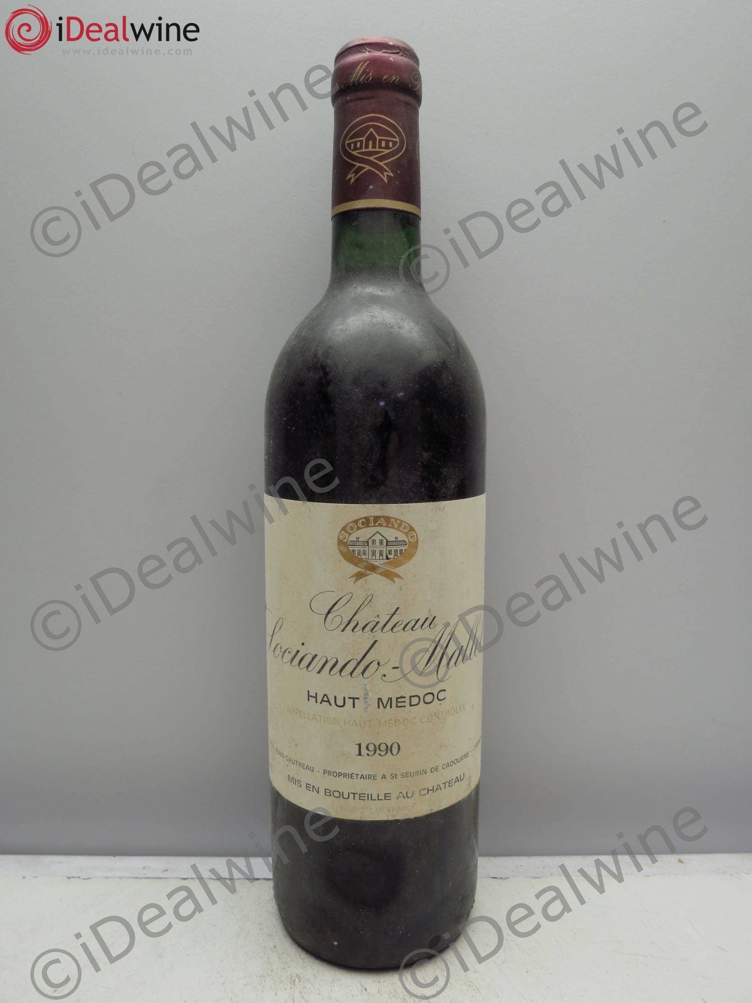 Château Sociando Mallet (sans prix de reserve/no reserve) 1990 - Posten von 1 Flasche - 0