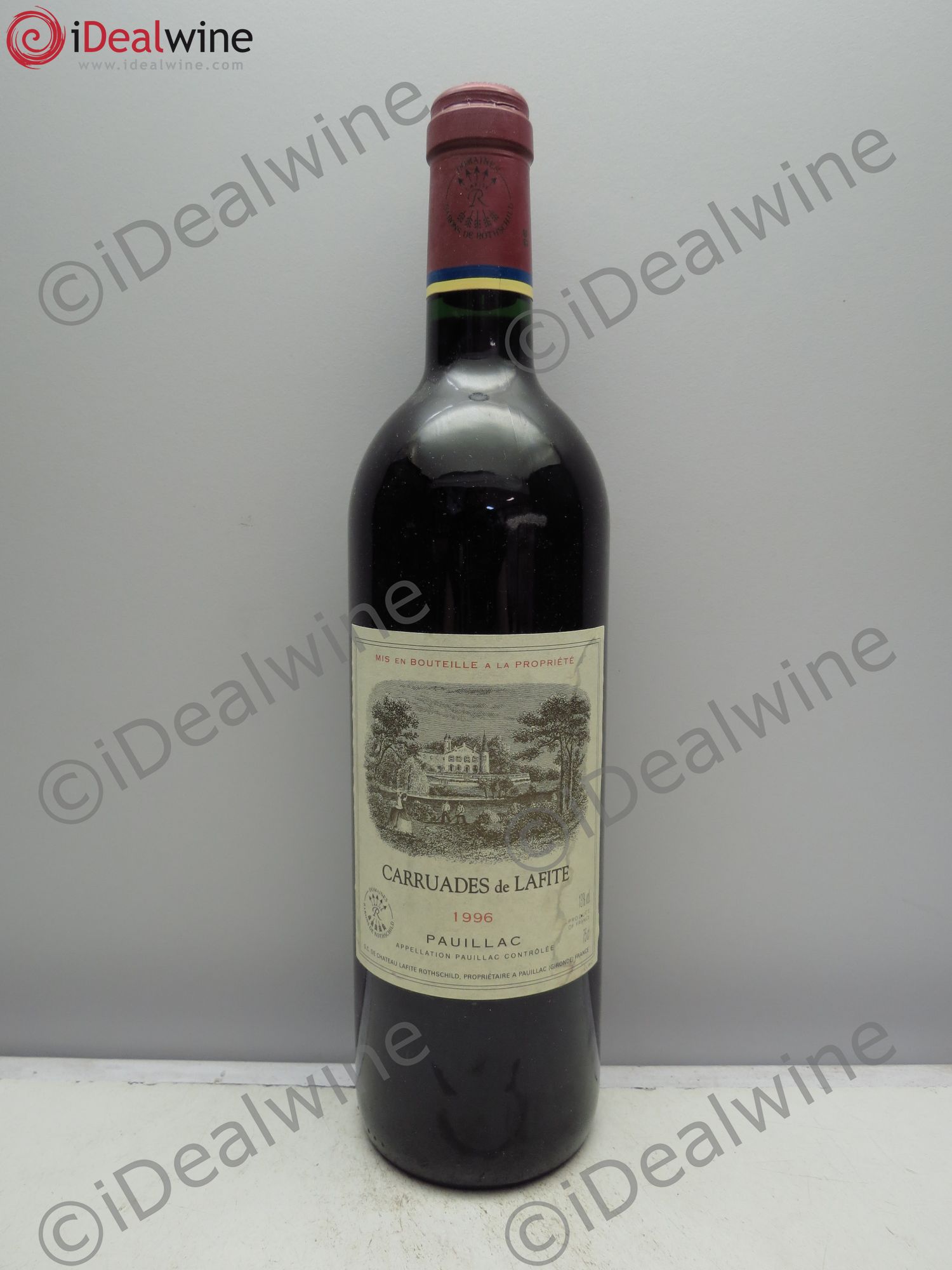 Carruades de Lafite Rothschild Second Vin 1996 - Lot de 6 bouteilles - 0