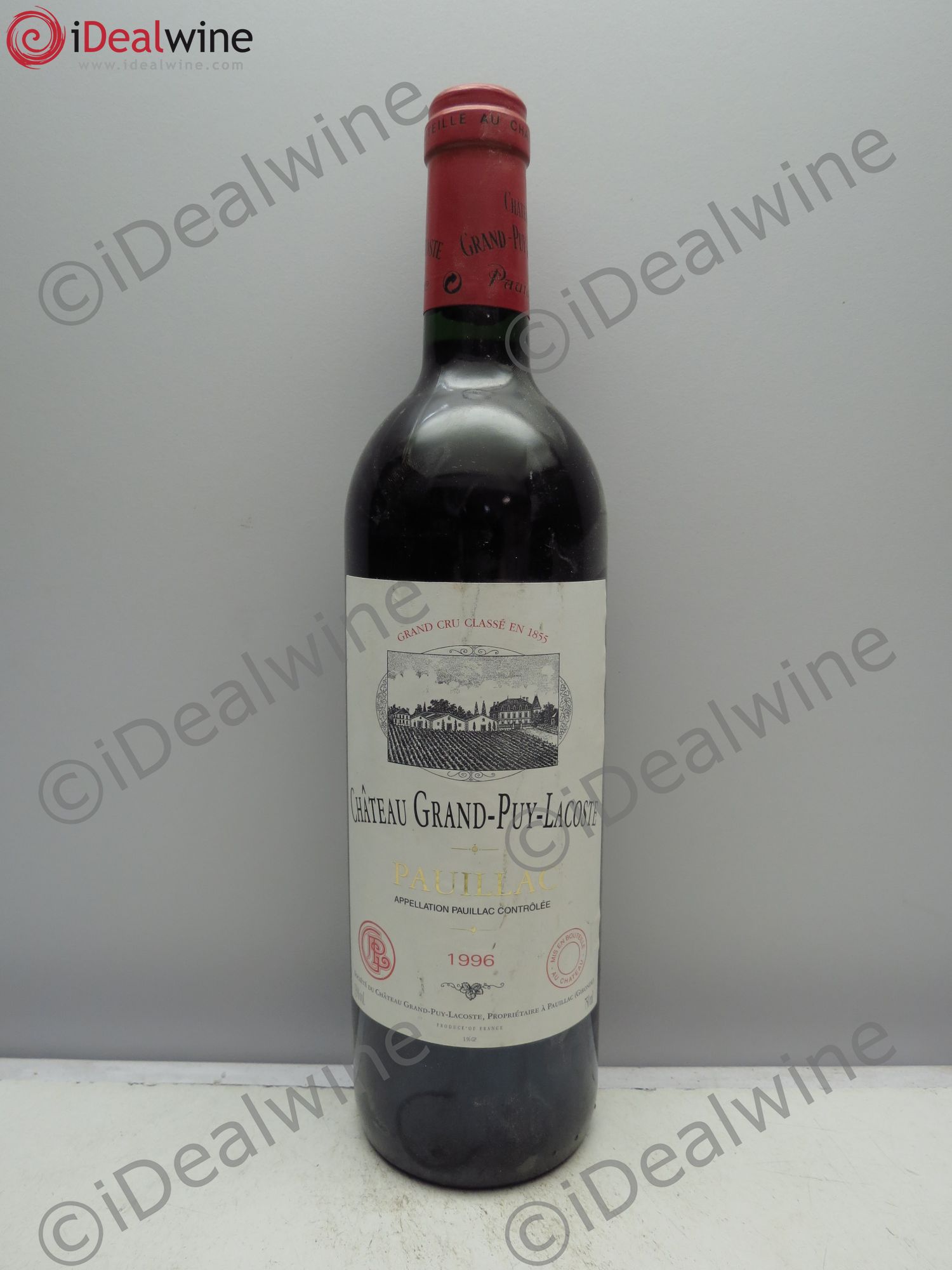 Château Grand Puy Lacoste 5ème Grand Cru Classé 1996 - Lot de 6 bouteilles - 0