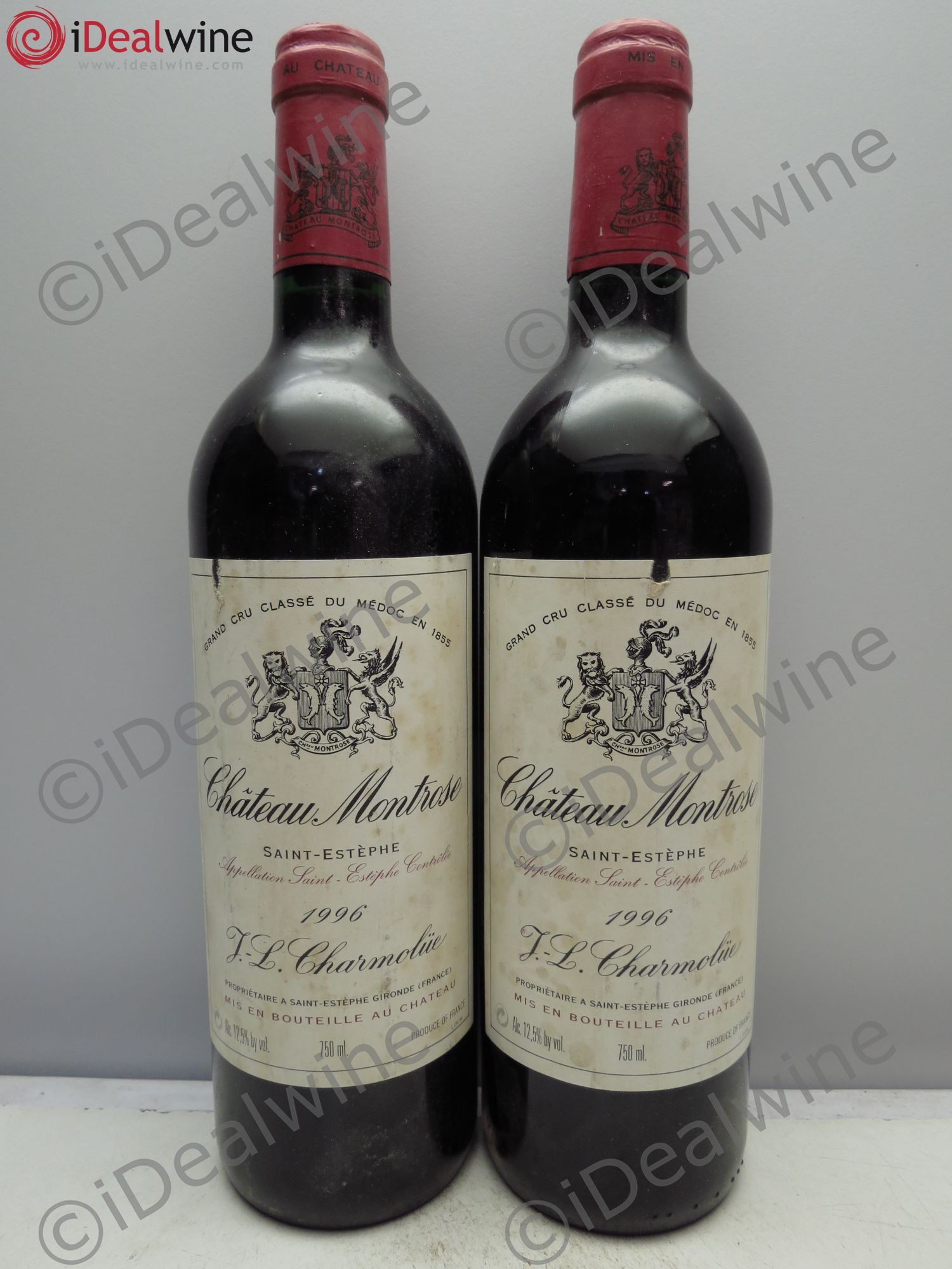 Château Montrose 2ème Grand Cru Classé 1996 - Lot de 2 bouteilles - 0