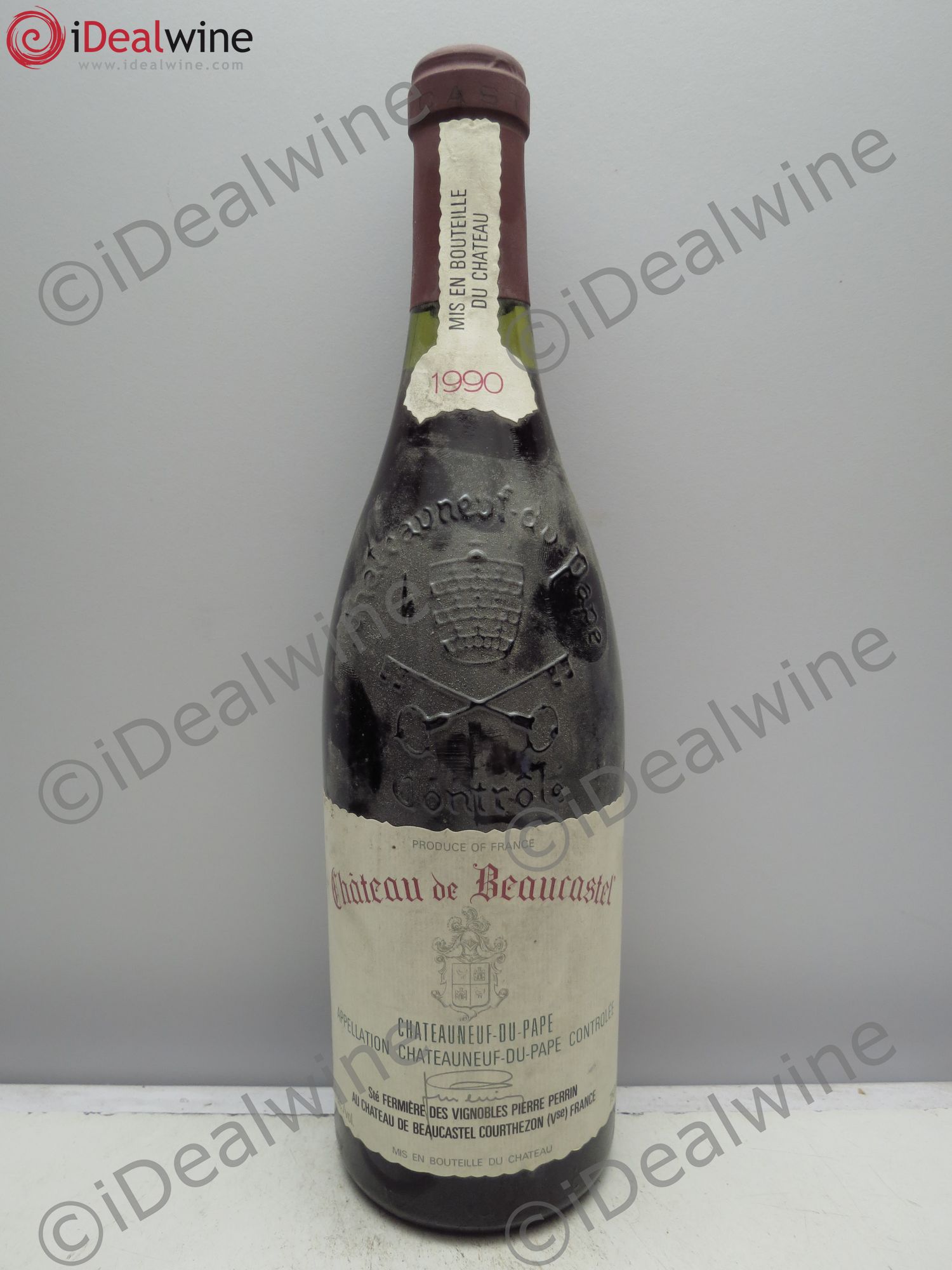 Châteauneuf-du-Pape Château de Beaucastel Famille Perrin 1990 - Lot de 1 bouteille - 0
