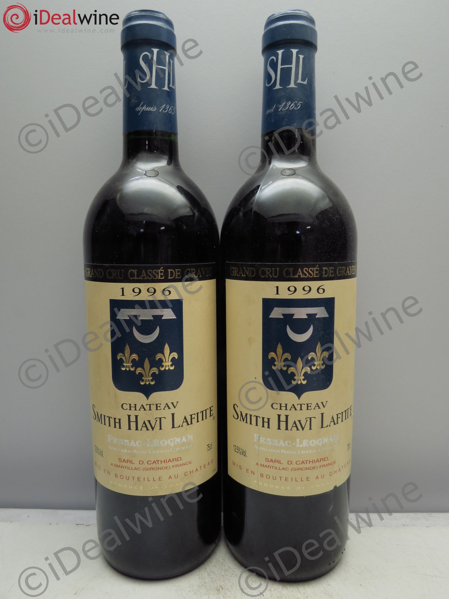 Château Smith Haut Lafitte Cru Classé de Graves (sans prix de reserve/no reserve) 1996 - Lotto di 2 bottiglie - 0