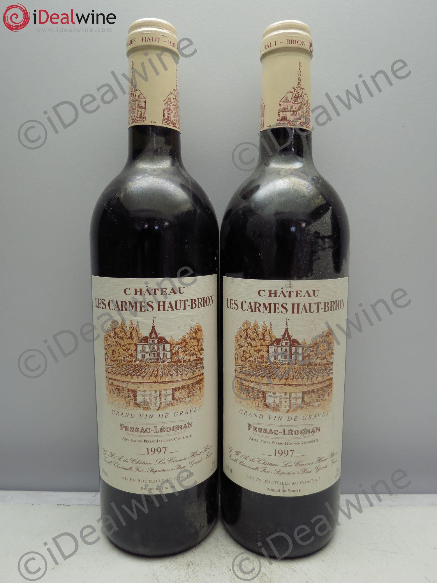 Château Les Carmes Haut-Brion (sans prix de réserve / no reserve) 1997 - Lotto di 2 bottiglie - 0