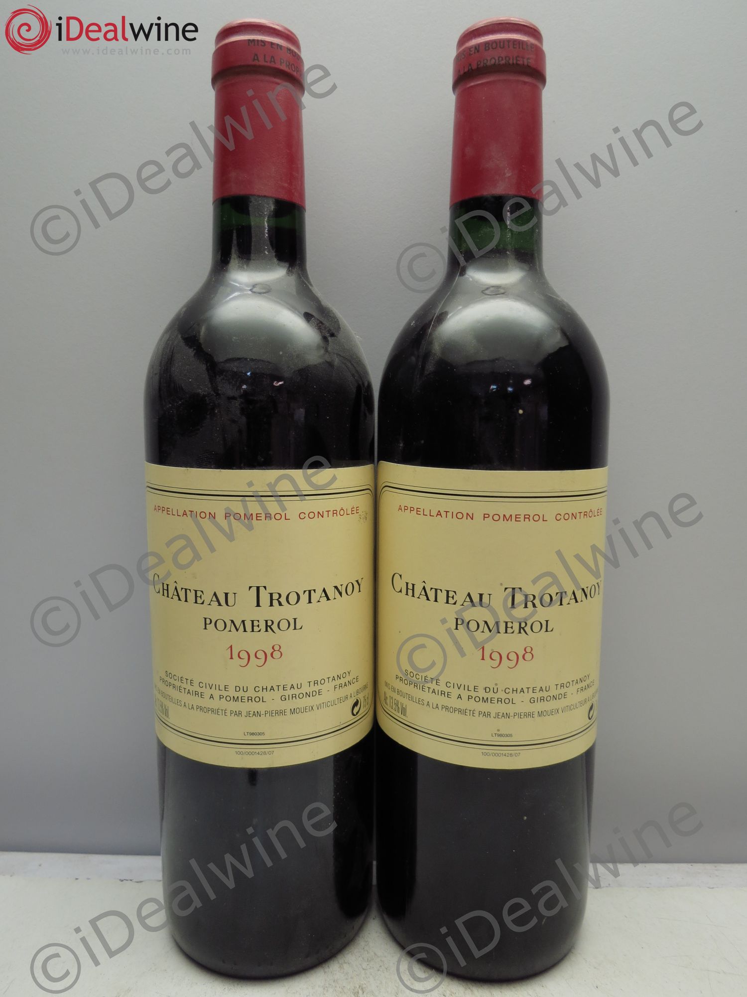 Château Trotanoy 1998 - Lot de 2 bouteilles - 0