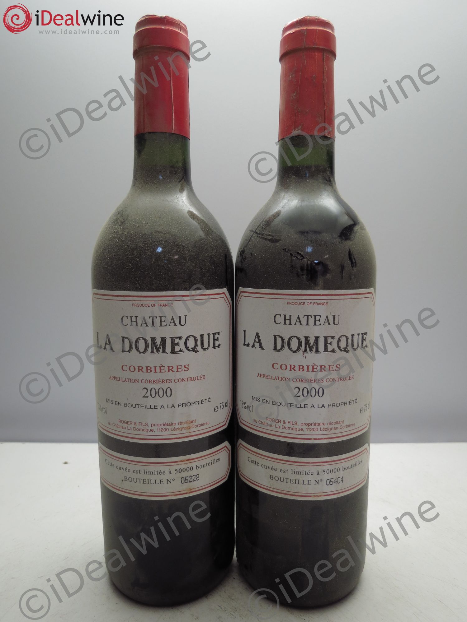 Corbières la Domèque(sans prix de réserve / no reserve) 2000 - Posten von 2 Flaschen - 0