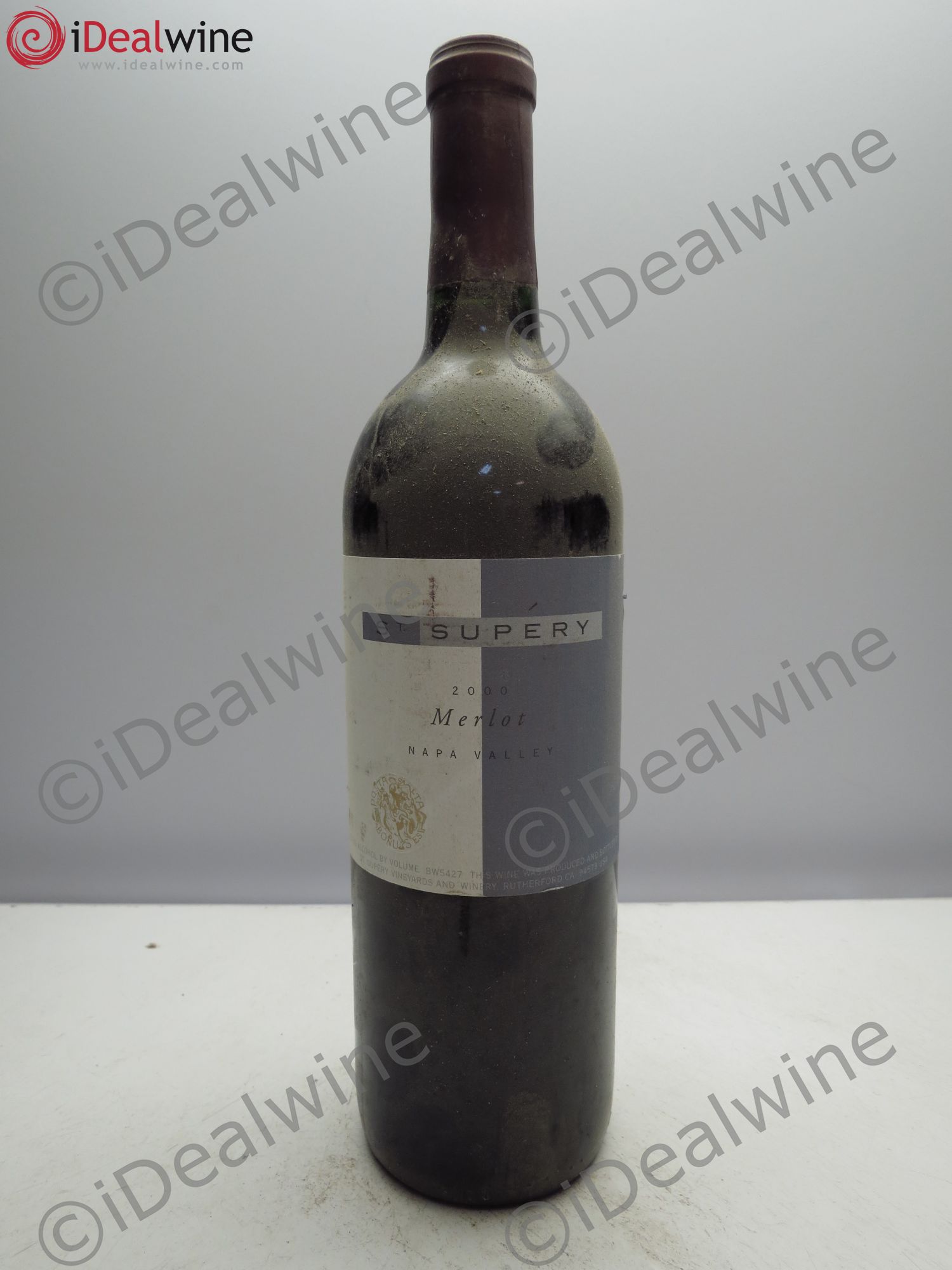 USA Nappa Valley Saint Supery Merlot (sans prix de reserve / no reserve) 2000 - Posten von 1 Flasche - 0