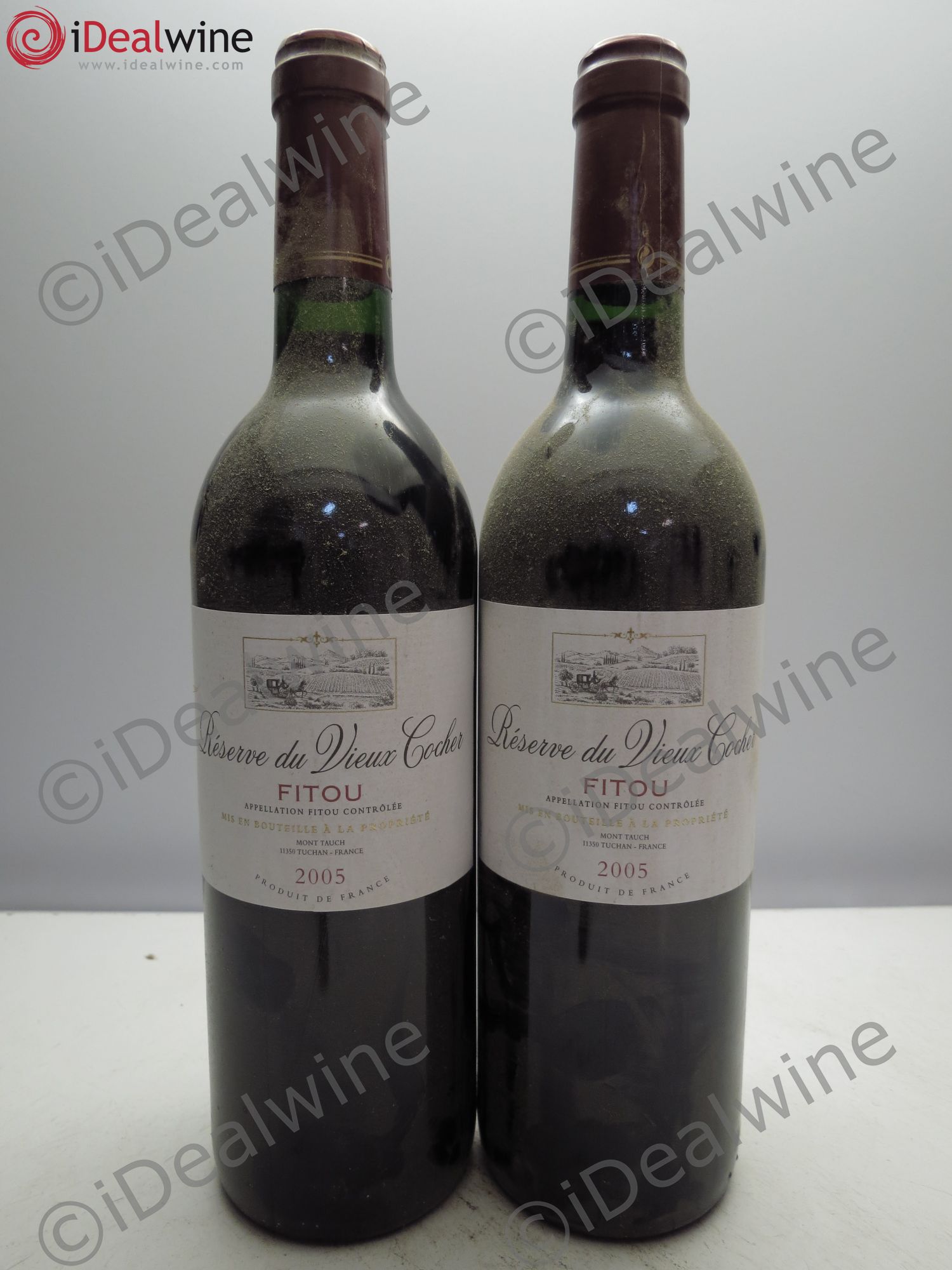 Divers Fitou Réserve du Vieux Cocher (sans prix de réserve/no reserve) 2005 - Posten von 2 Flaschen - 0