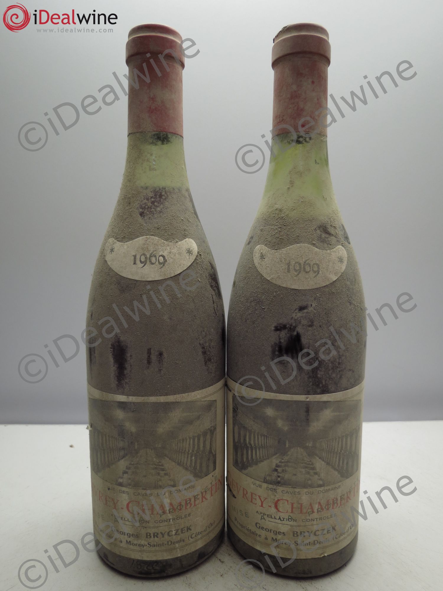 Gevrey-Chambertin G.Bryczek 1969 - Posten von 2 Flaschen - 0