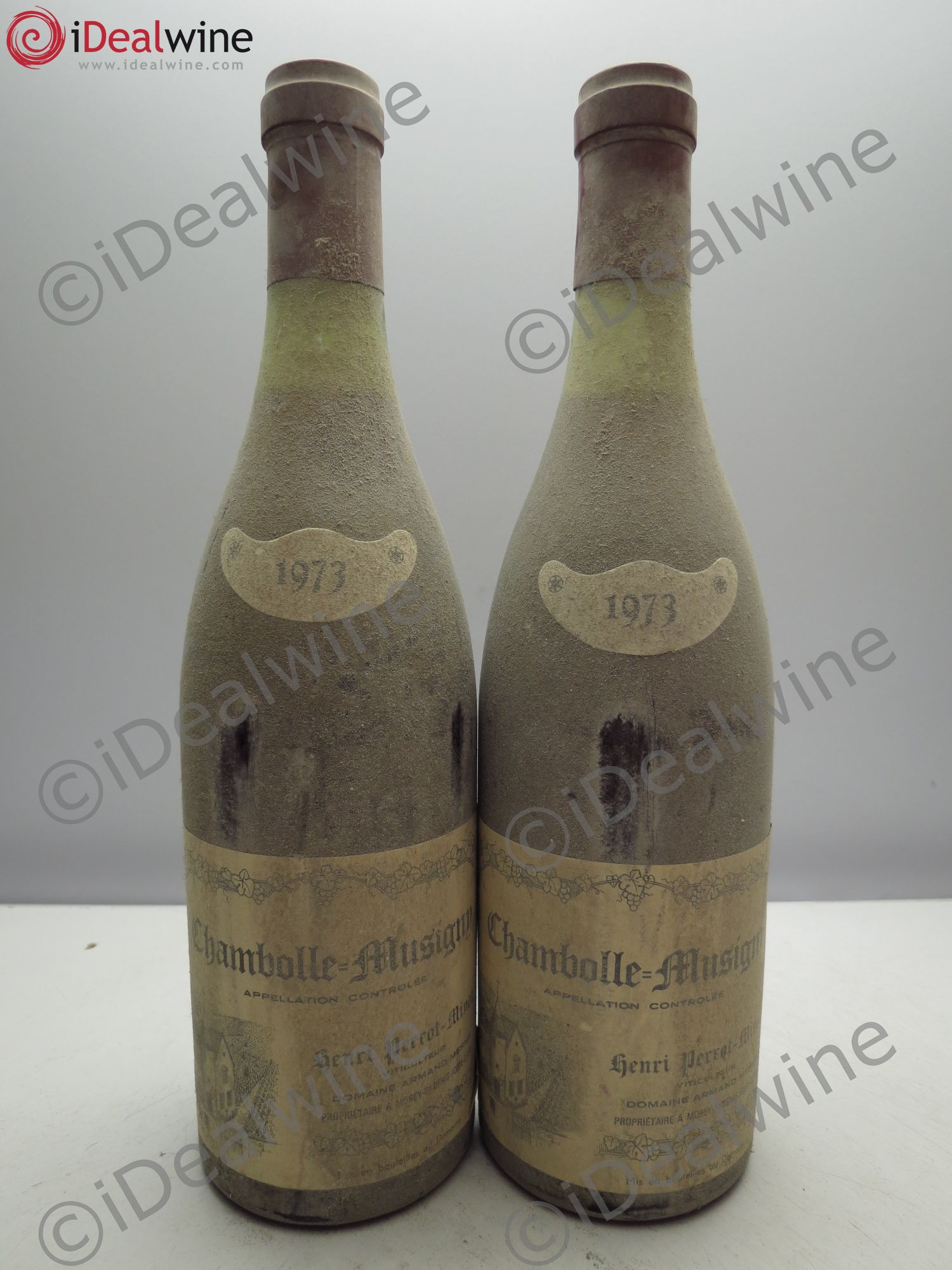 Chambolle-Musigny Vieilles Vignes Perrot-Minot H. 1973 - Lot de 2 bouteilles - 0