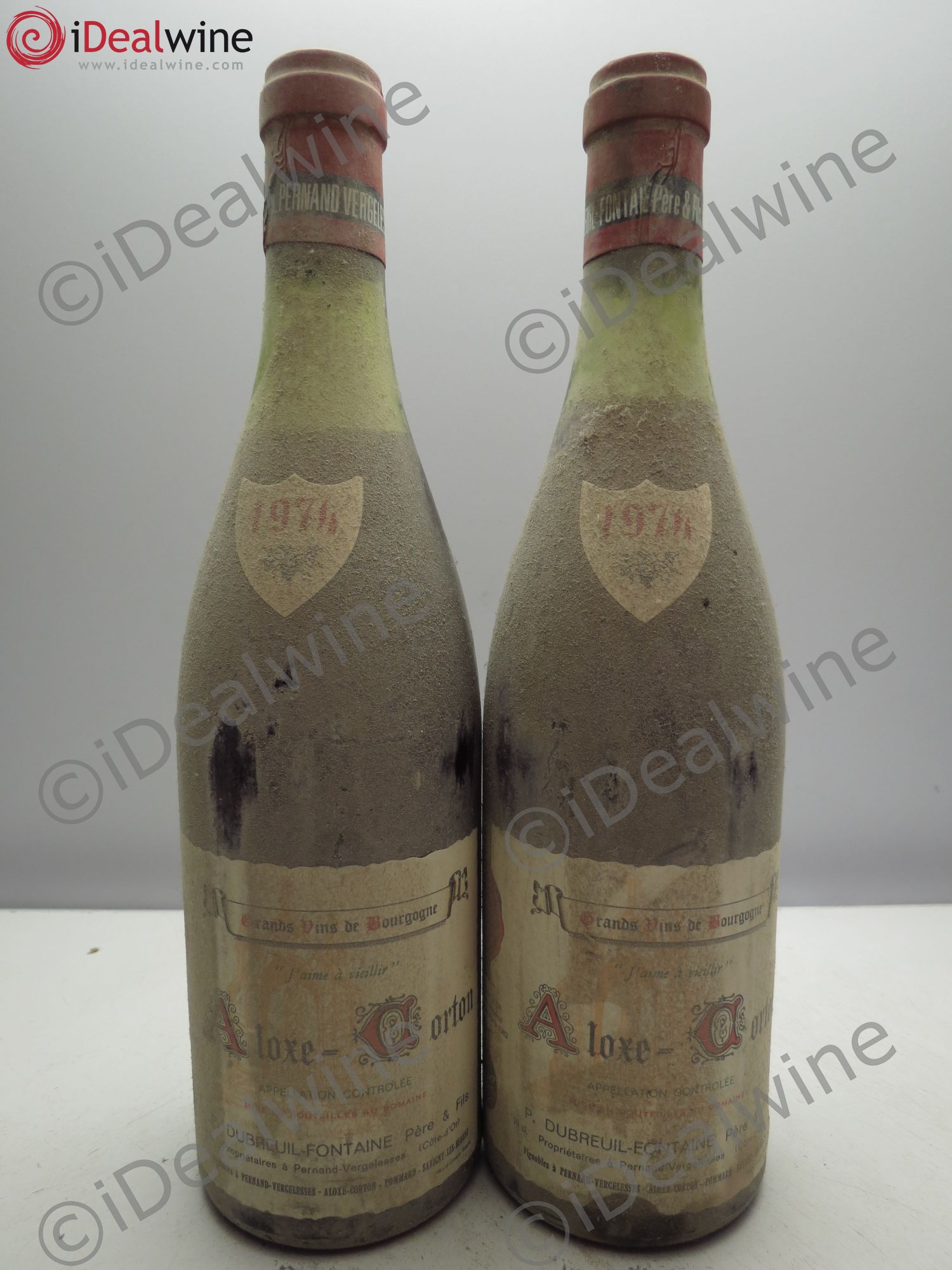 Aloxe-Corton (sans prix de réserve / no reserve) 1974 - Posten von 2 Flaschen - 0