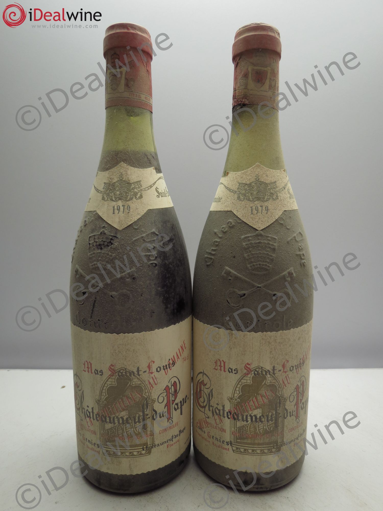 Châteauneuf-du-Pape Mas Saint Louis (sans prix de reserve / no reserve) 1979 - Posten von 2 Flaschen - 0