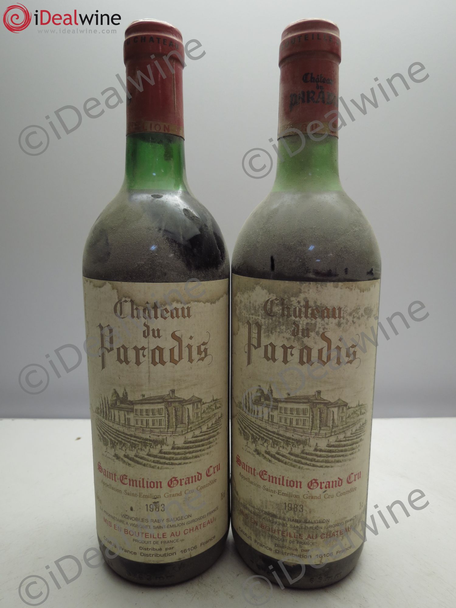 Bordeaux Château du Paradis(sans prix de réserve / no reserve) 1983 - Posten von 2 Flaschen - 0