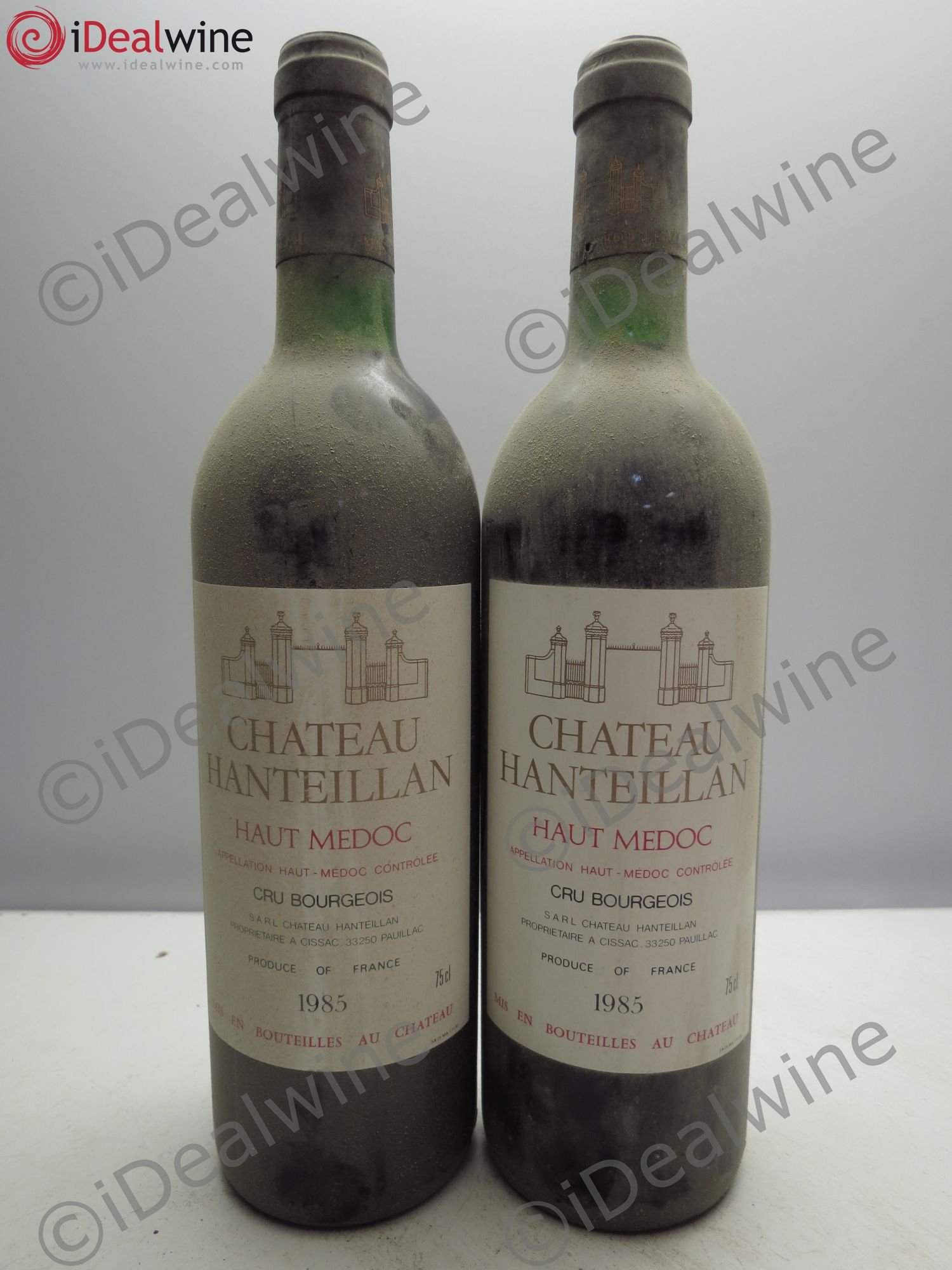 Château Hanteillan Cru Bourgeois (sans prix de réserve / no reserve) 1985 - Lot of 2 bottles - 0