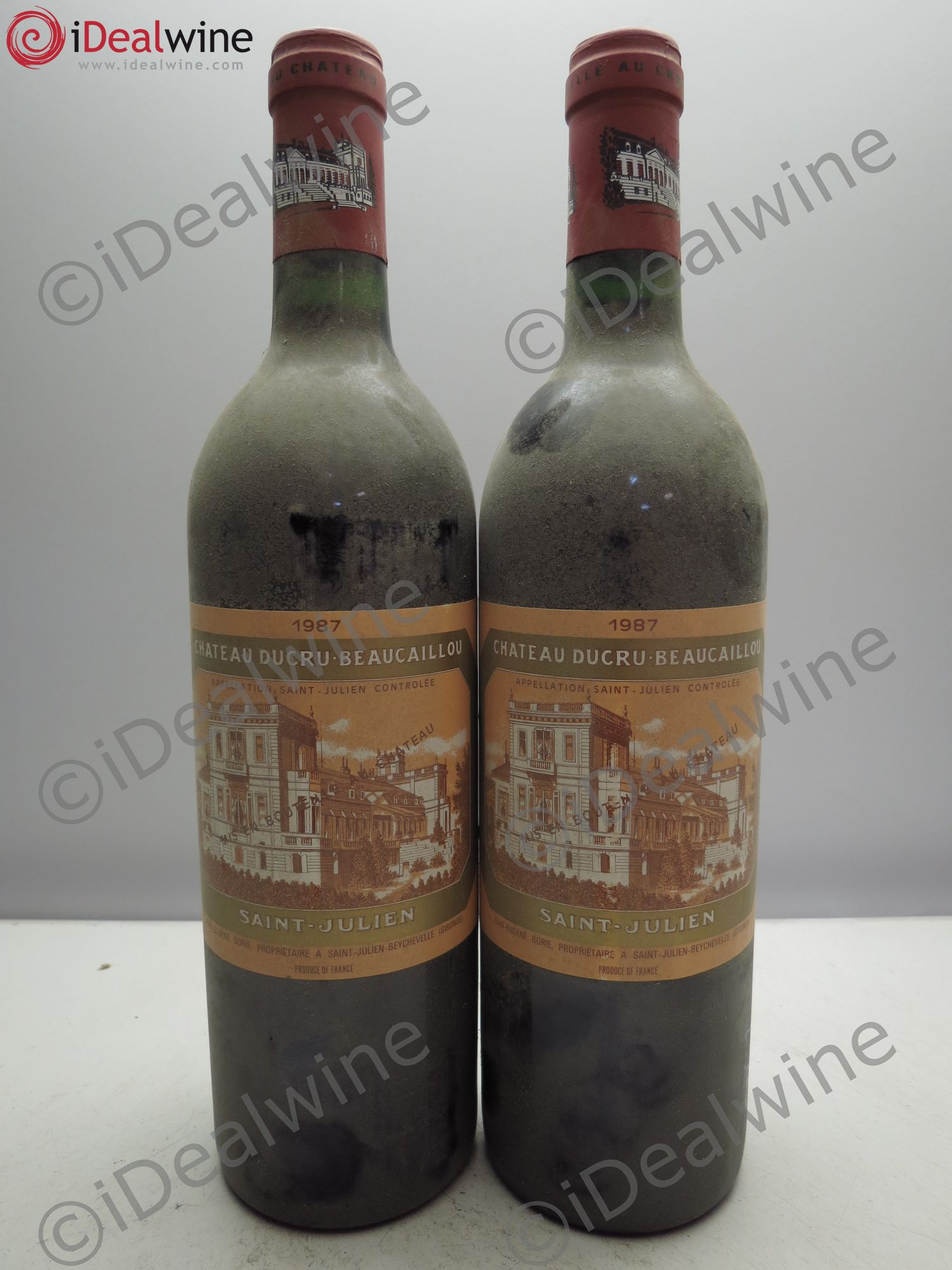 Château Ducru Beaucaillou 2ème Grand Cru Classé 1987 - Lot de 2 bouteilles - 0