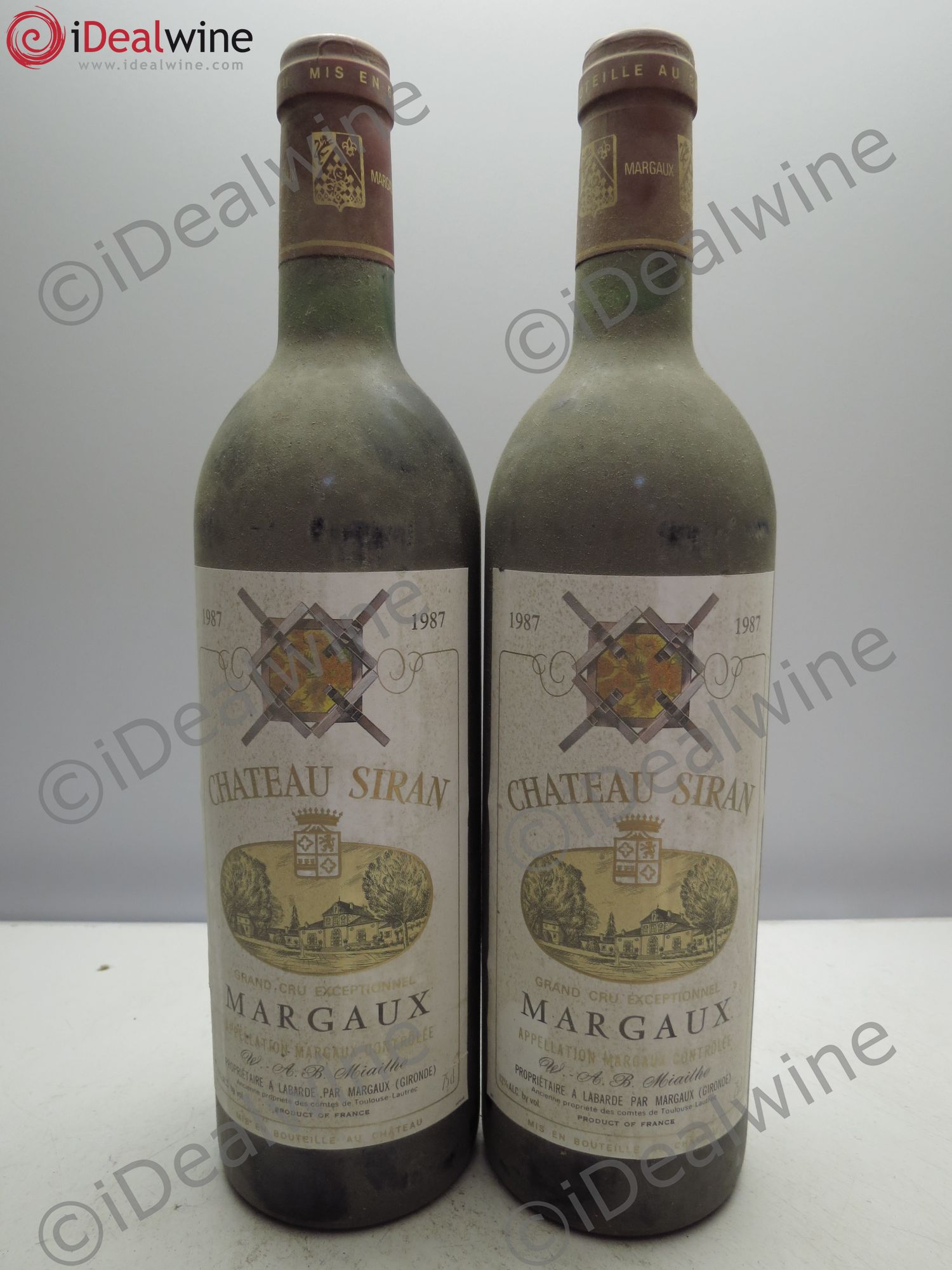 Château Siran (sans prix de réserve / no reserve) 1987 - Posten von 2 Flaschen - 0
