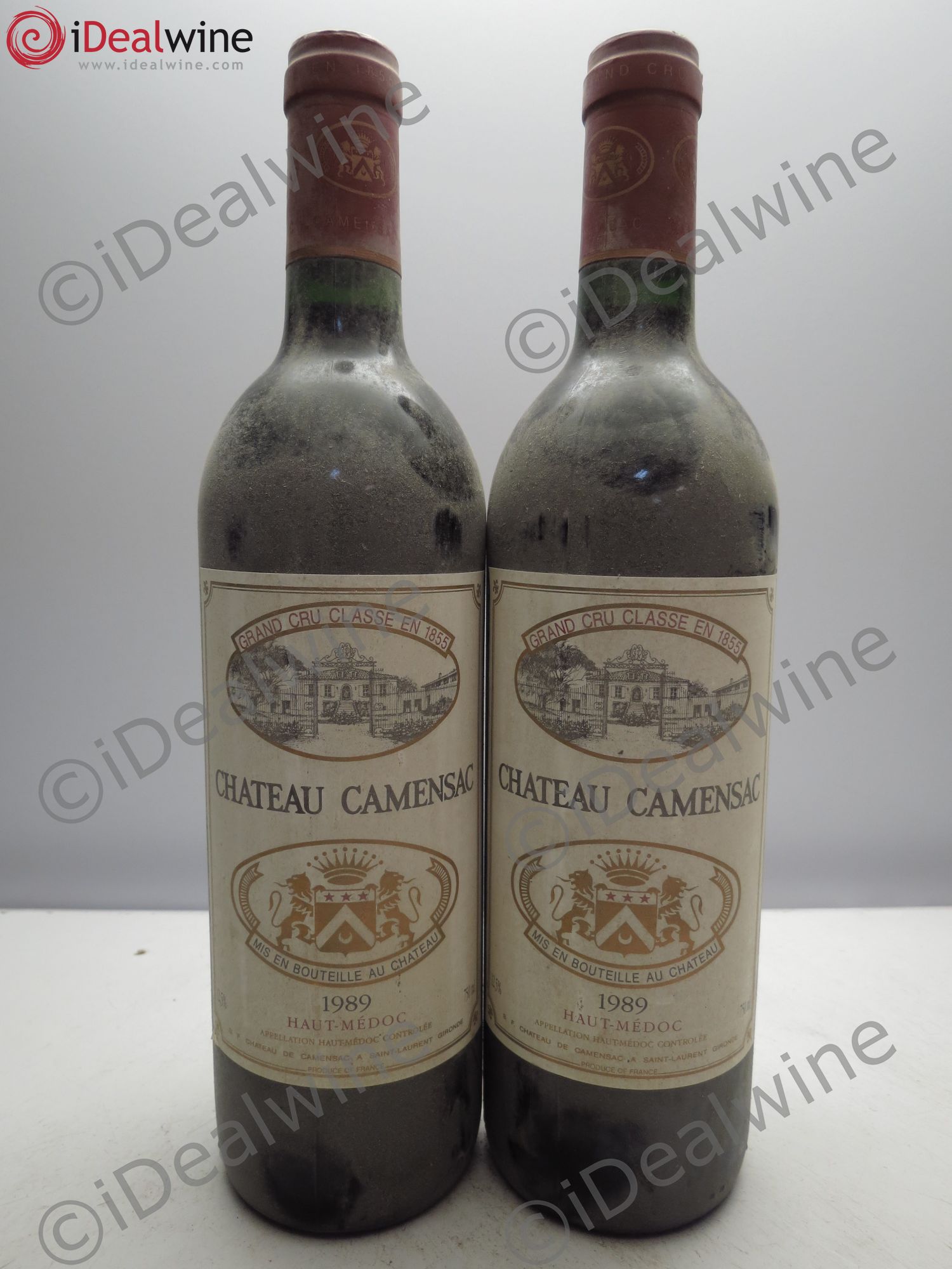 Château Camensac 5ème Grand Cru Classé 1989 - Lot de 2 bouteilles - 0