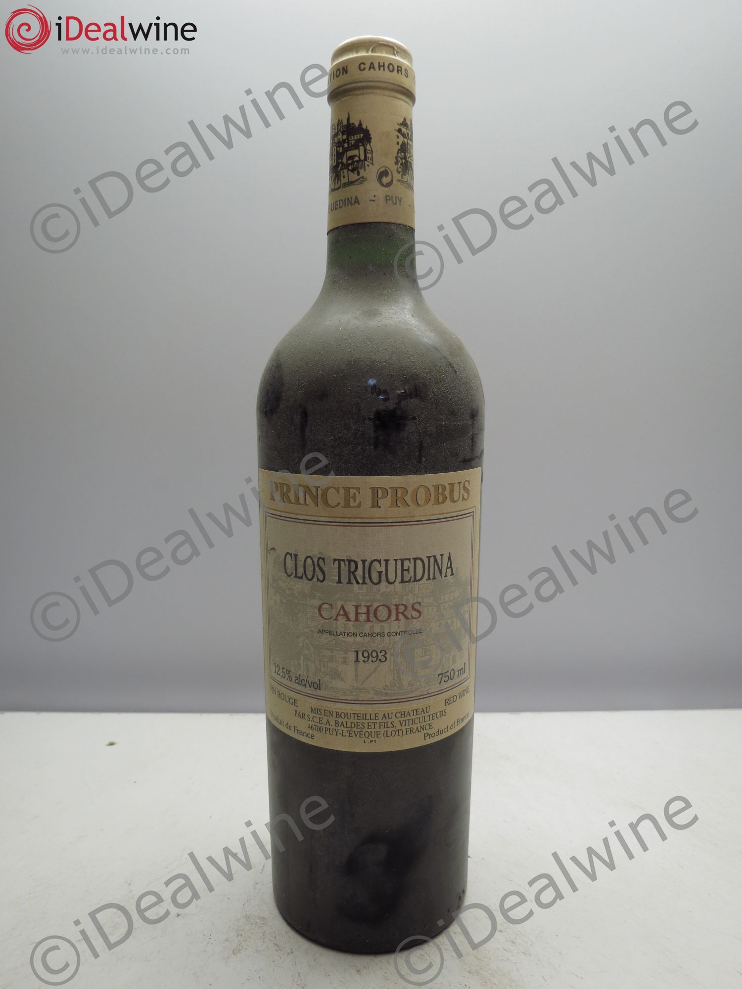 Cahors Clos Triguedina Probus Jean-Luc Baldès (sans prix de reserve/no reserve) 1993 - Posten von 1 Flasche - 0