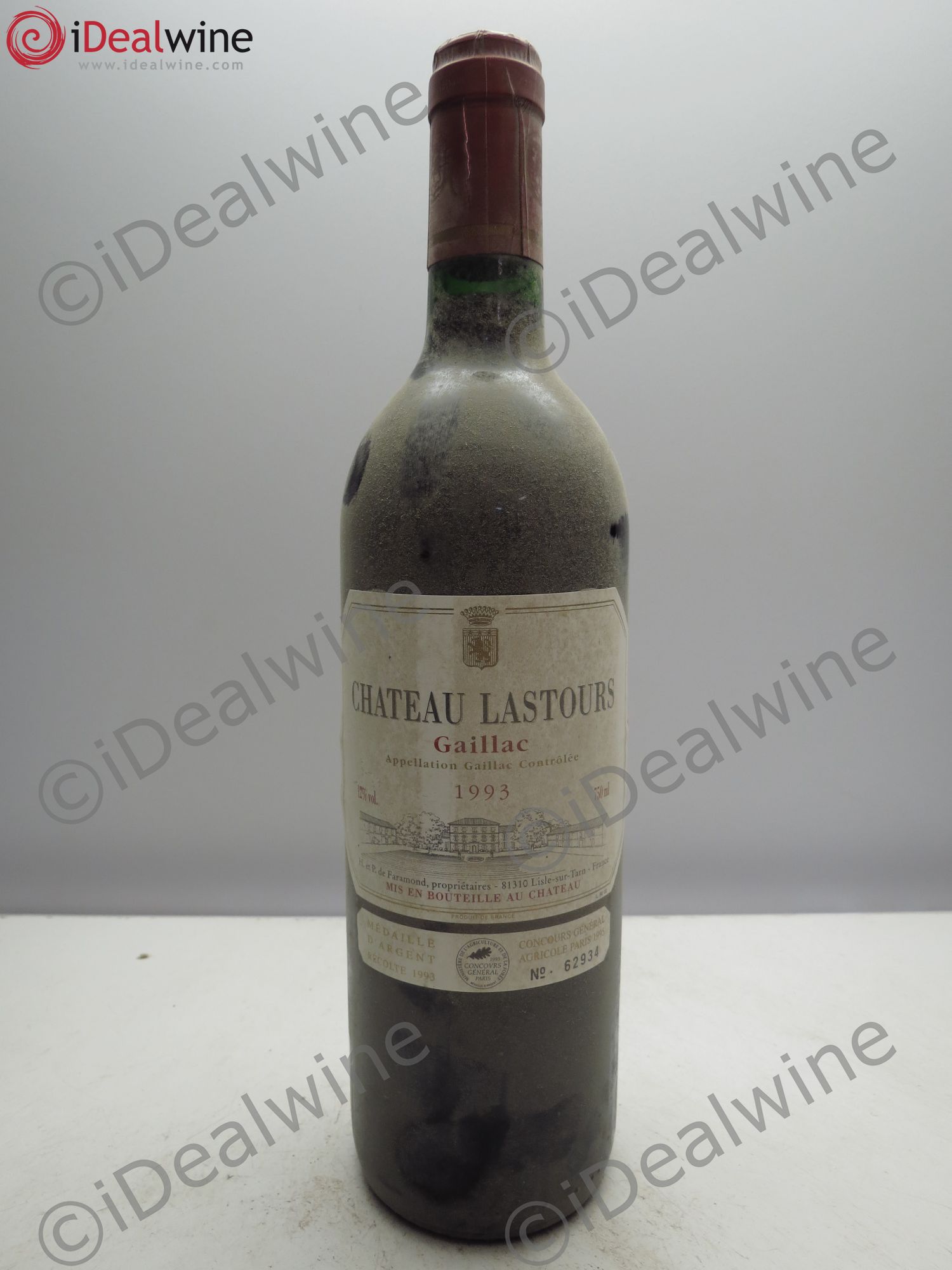 Bordeaux Château Lestours (Gaillac)(sans prix de réserve/no reserve) 1993 - Posten von 1 Flasche - 0