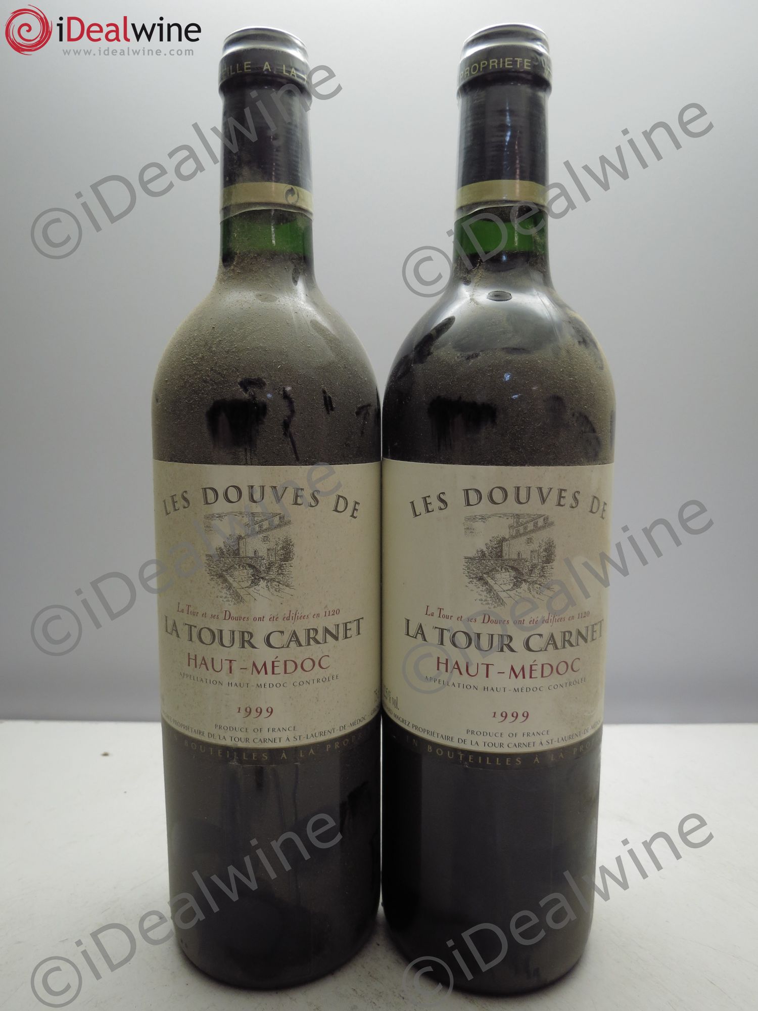Bordeaux les Douves de Tour Carnet Médoc(sans prix de reserve/no reserve) 1999 - Lot of 2 bottles - 0